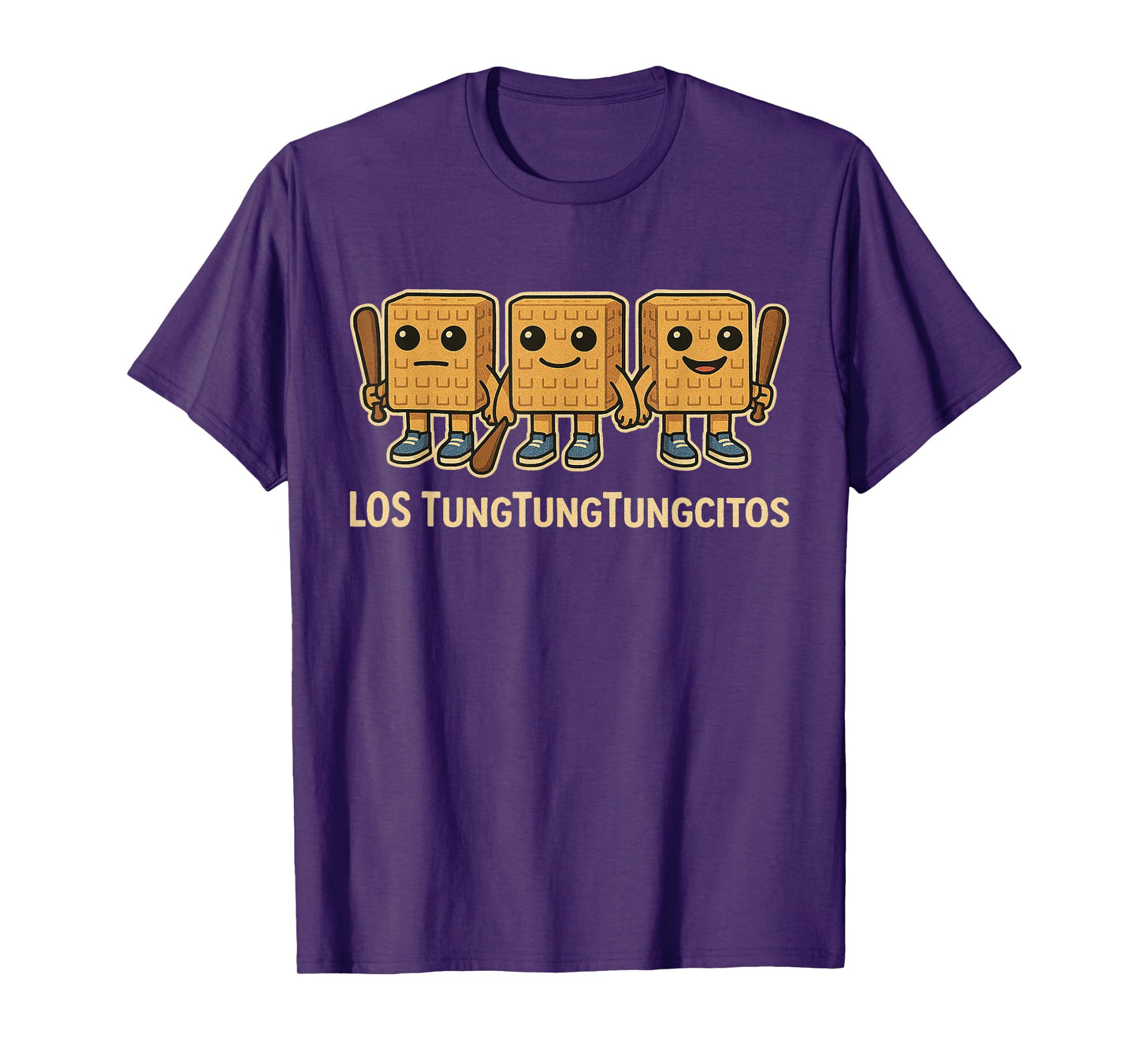 Los TungTungTungcitos Italian Brainrot Sahur Kids Gamer Meme T-Shirt