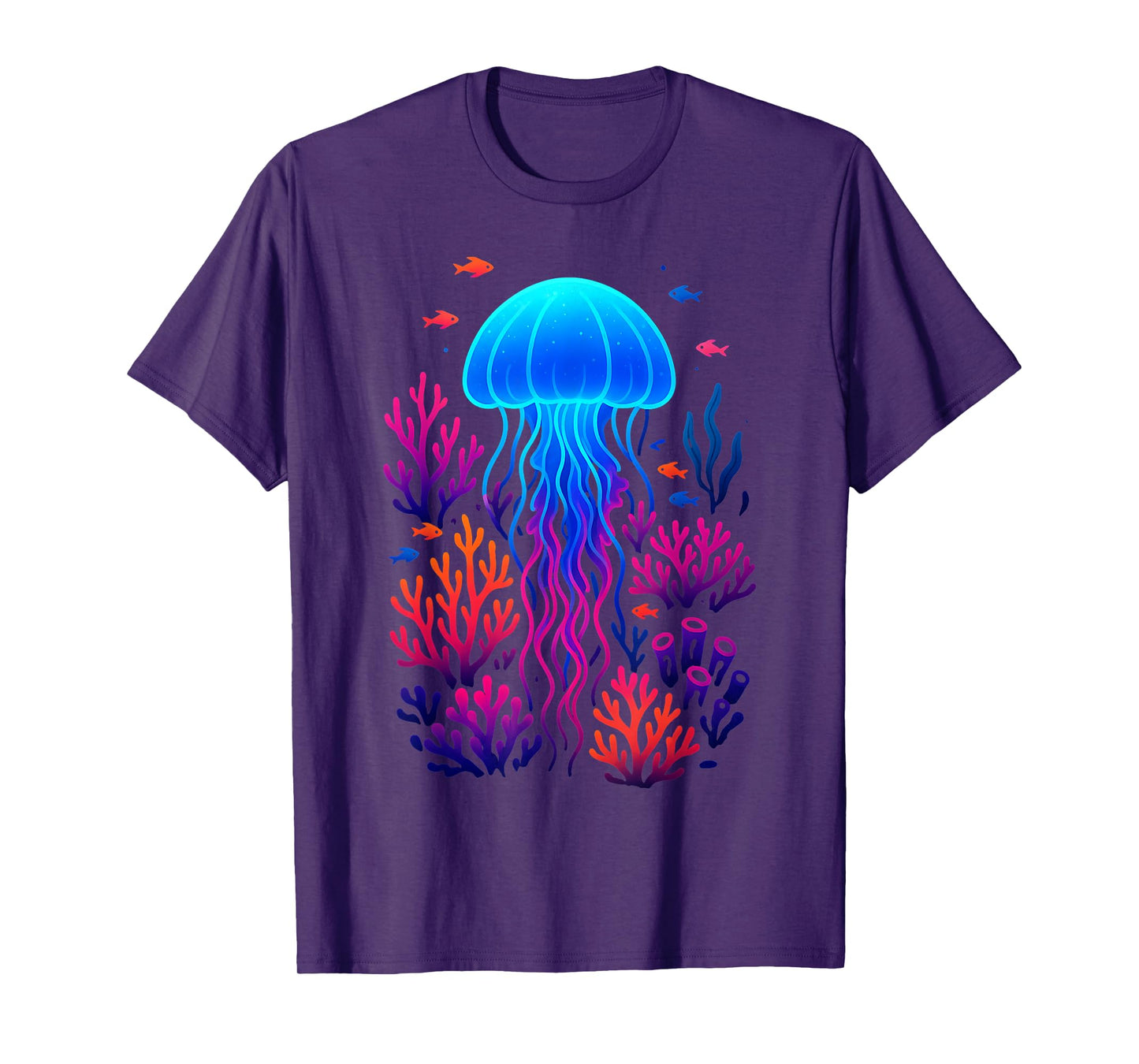 Glowing Jellyfish Ocean Adventure Gift for Sea Lovers T-Shirt