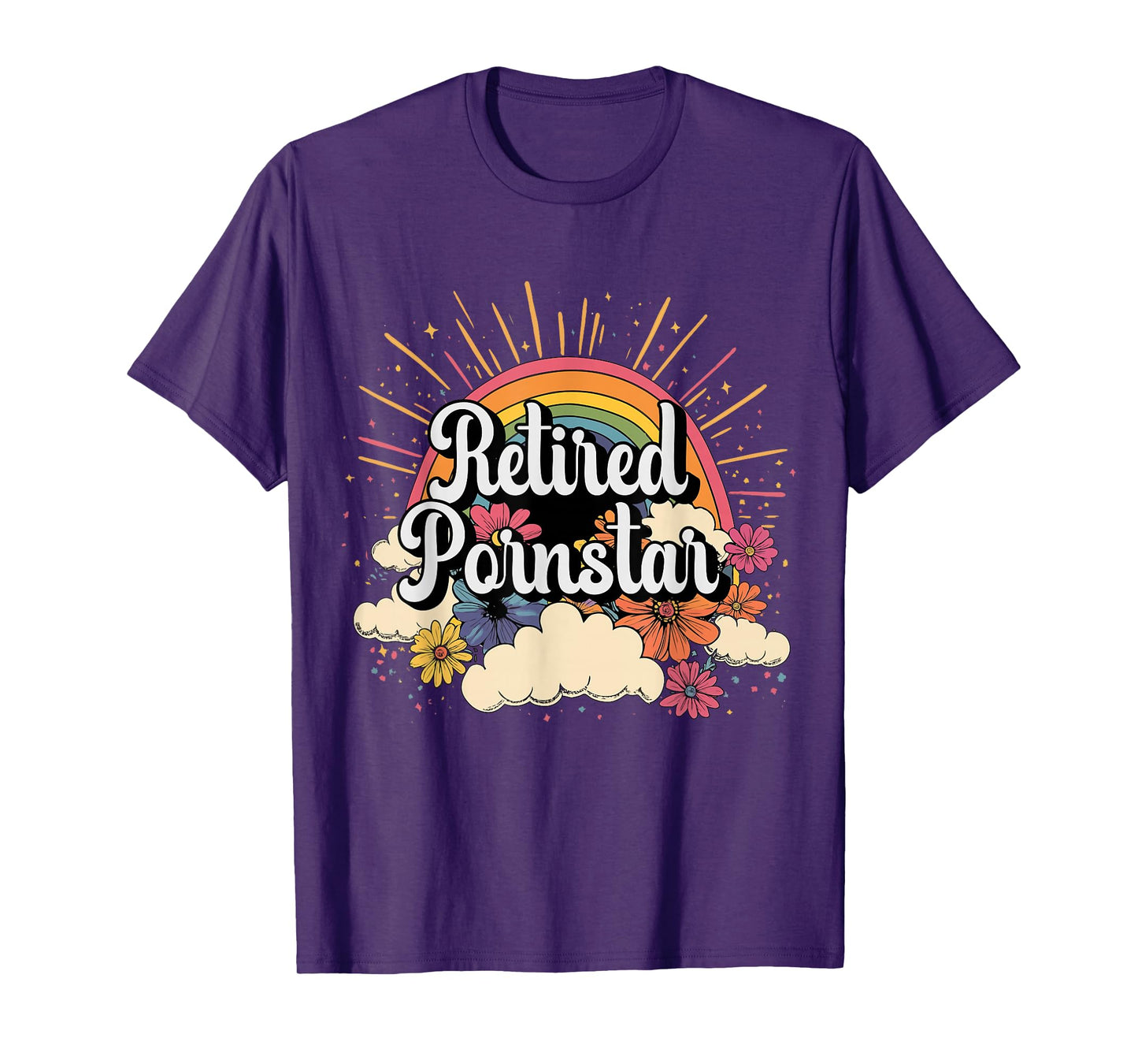 Inappropriate Retired Pornstar Embarrassing Adult Humor T-Shirt