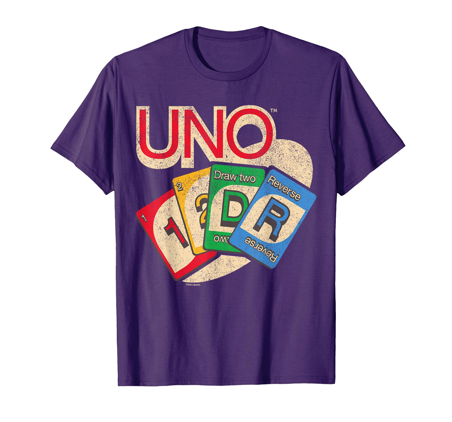 UNO Card Spread with Logo T-Shirt
