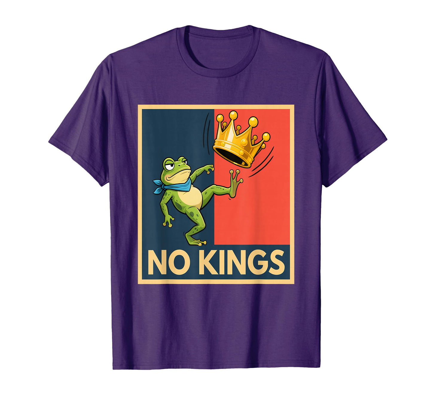 No Kings Shirt Men Women Portland Frog Protest T-Shirt