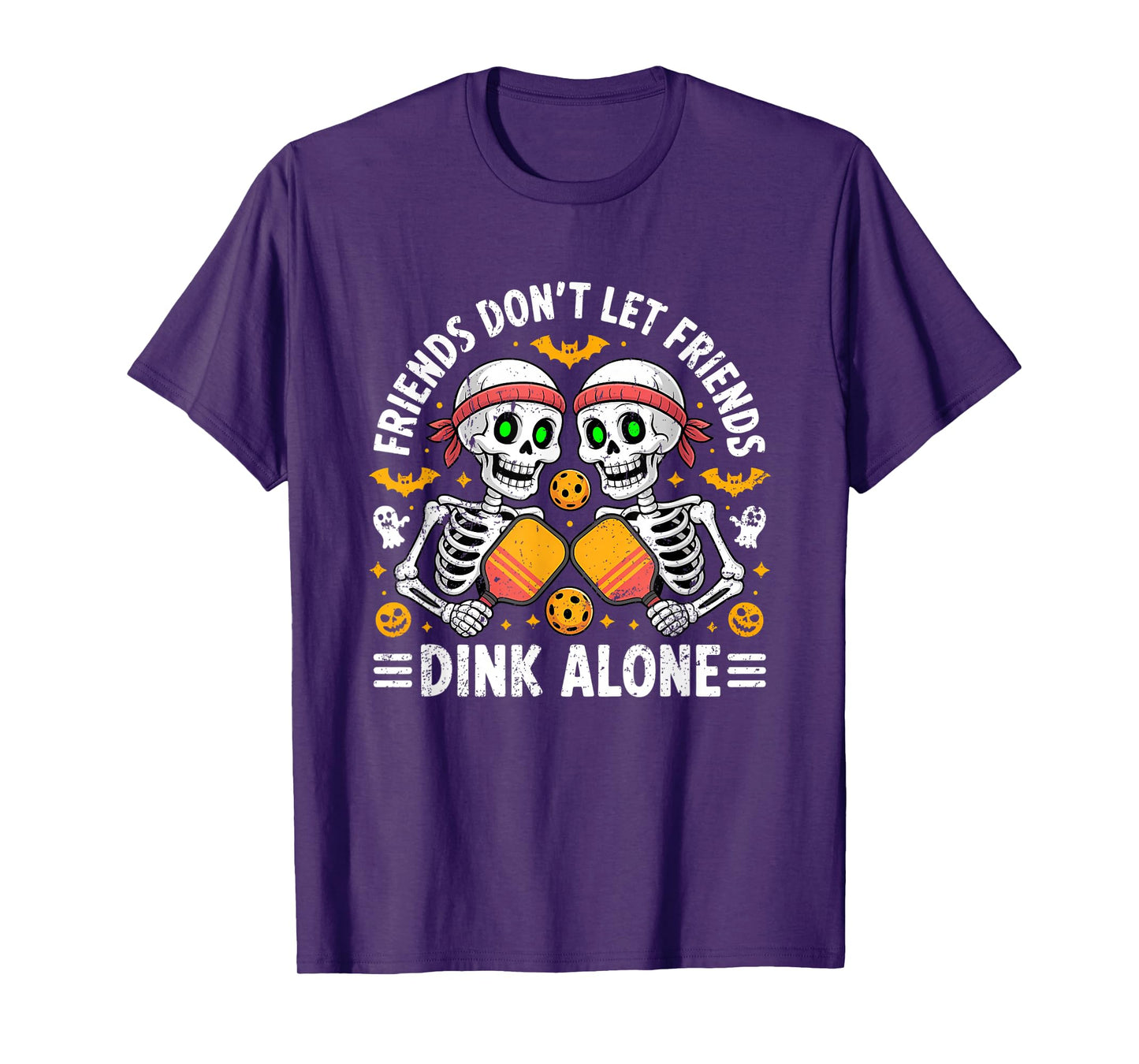 Friends Don't Let Friends Dink Alone Halloween Pickleball T-Shirt