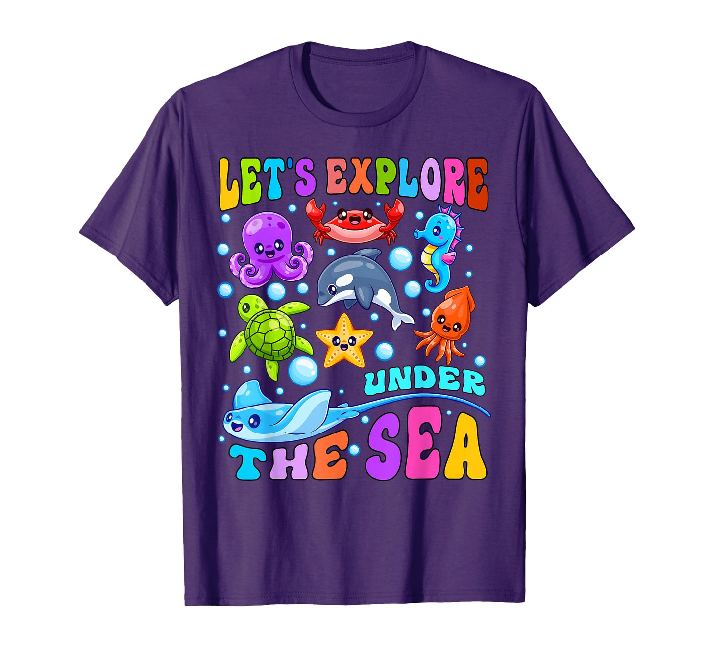 Let's Explore Under The Sea Back To School Student Teacher T-Shirt