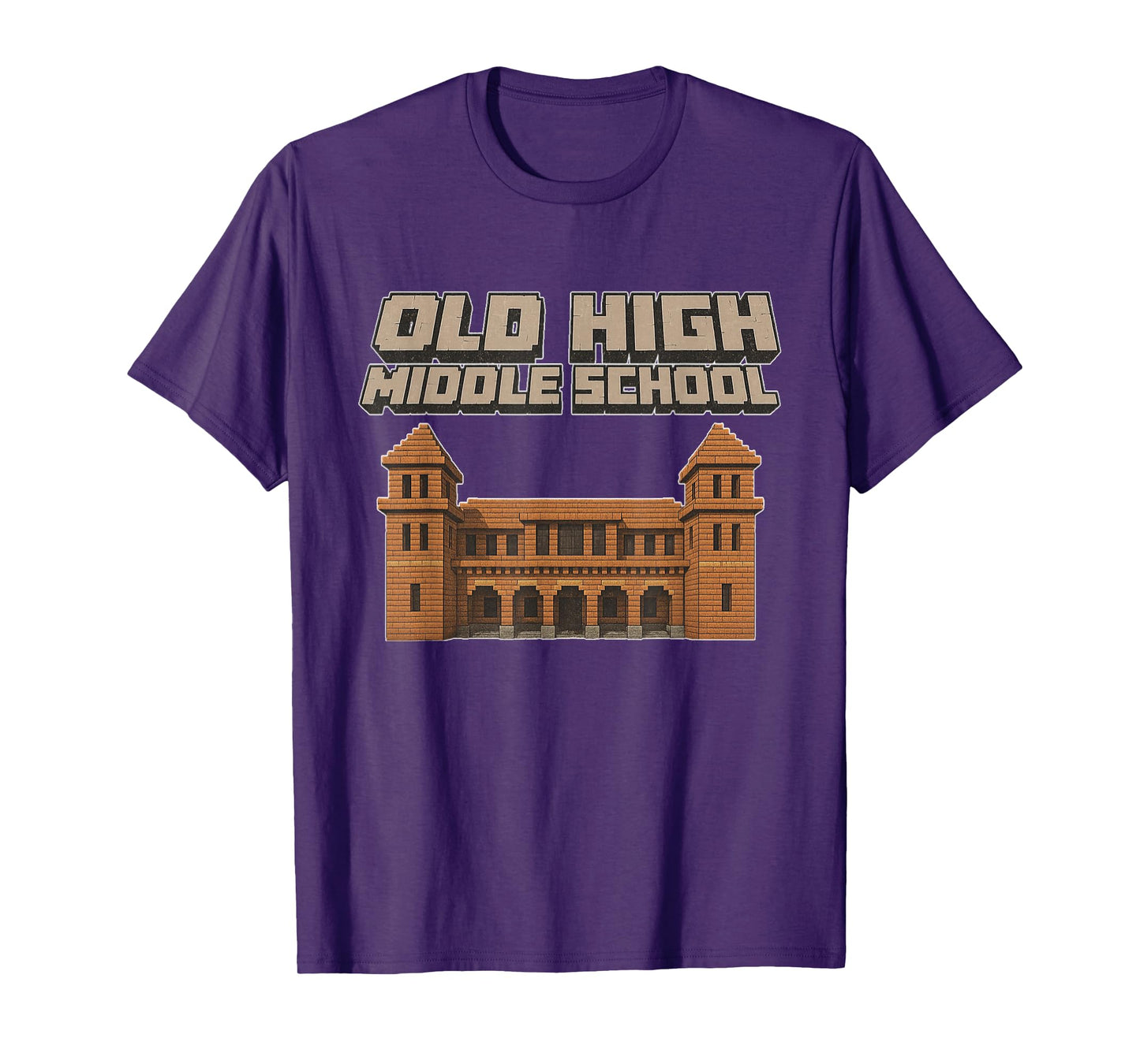 Old High Middle School (OHMS) Blocky Design T-Shirt