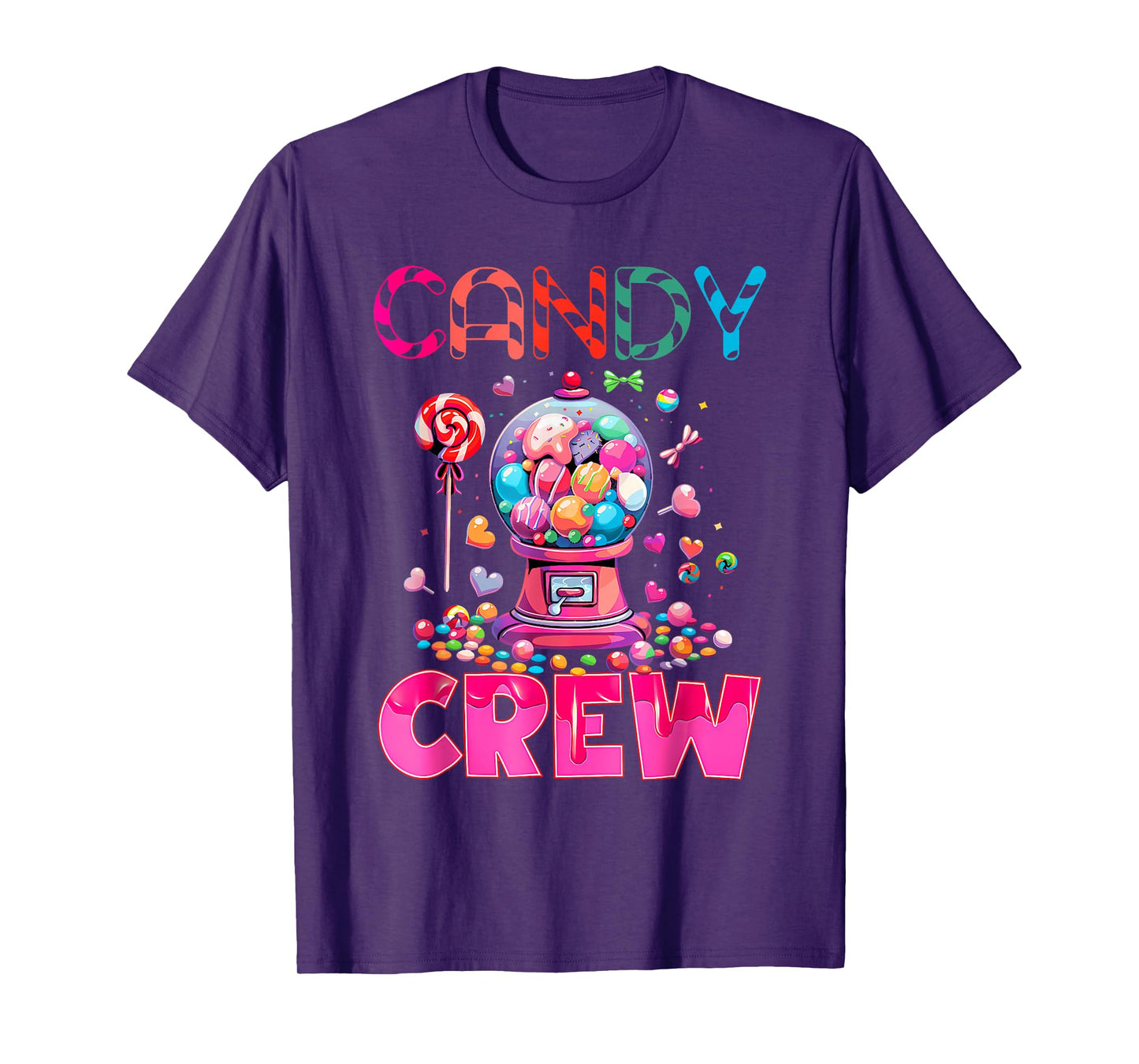 Candy Crew Candy Costume Women Candy Land Kids Sweetie T-Shirt