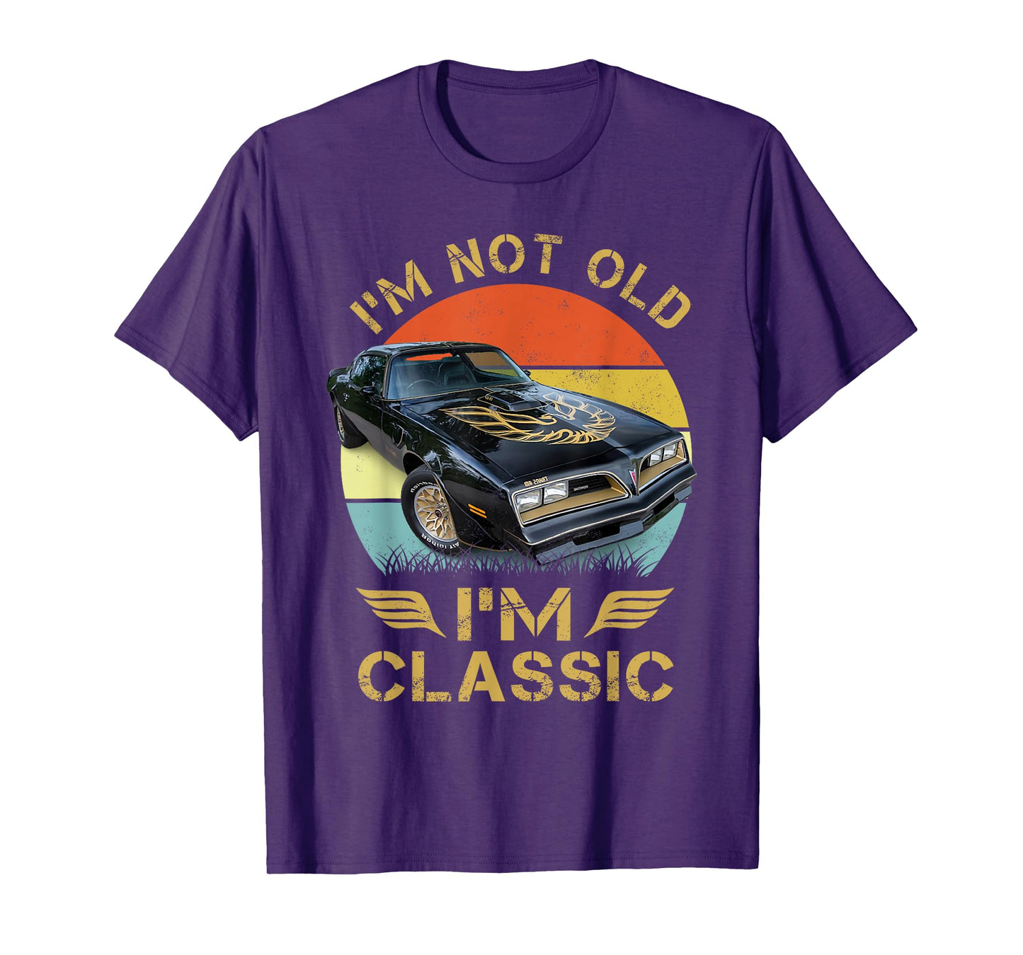 1977 77 trans am vintage black car MUSCLE CARS 70s CLASSIC T-Shirt