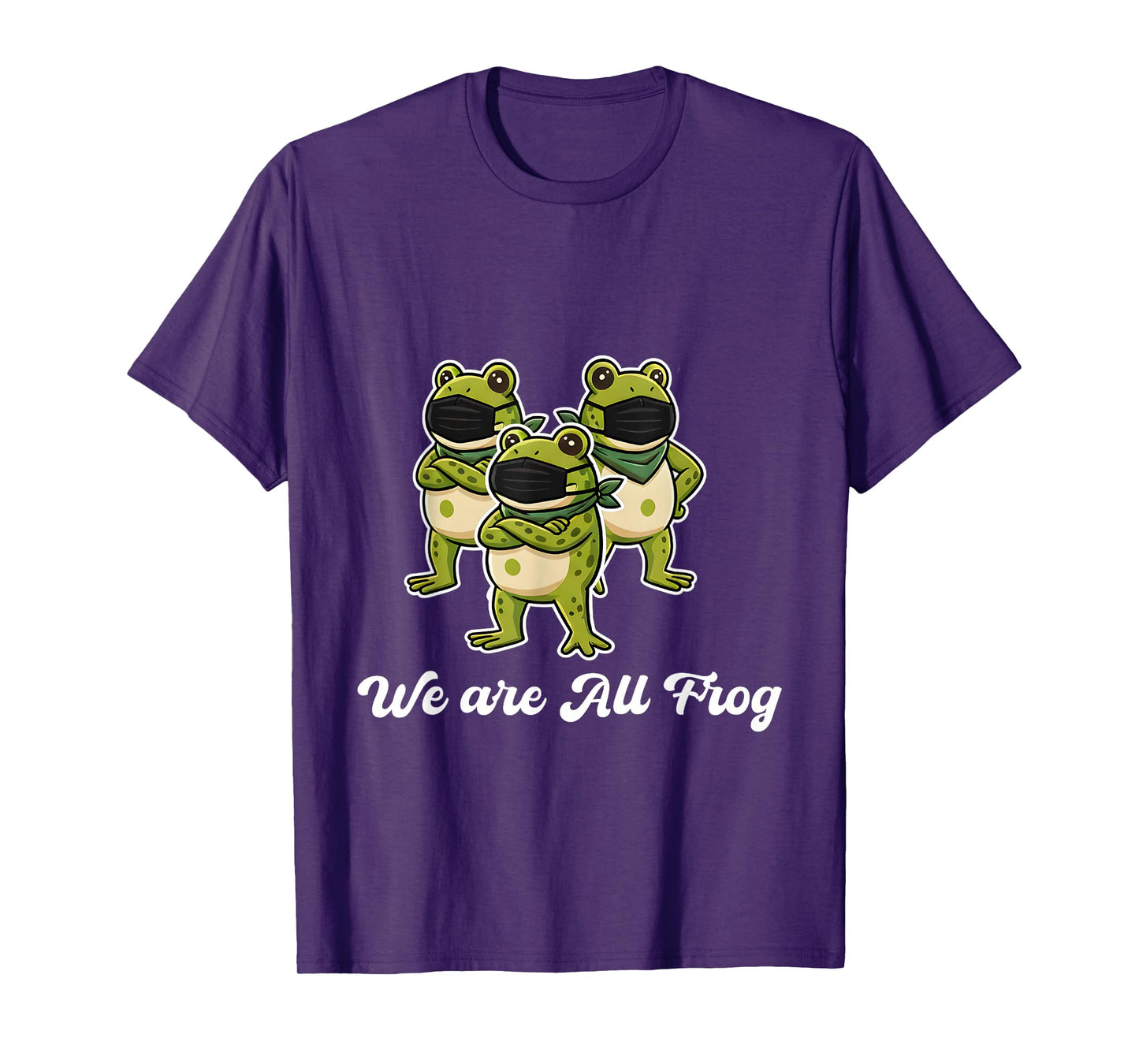 We are All Frog Frogs Together Strong Retro Portland T-Shirt
