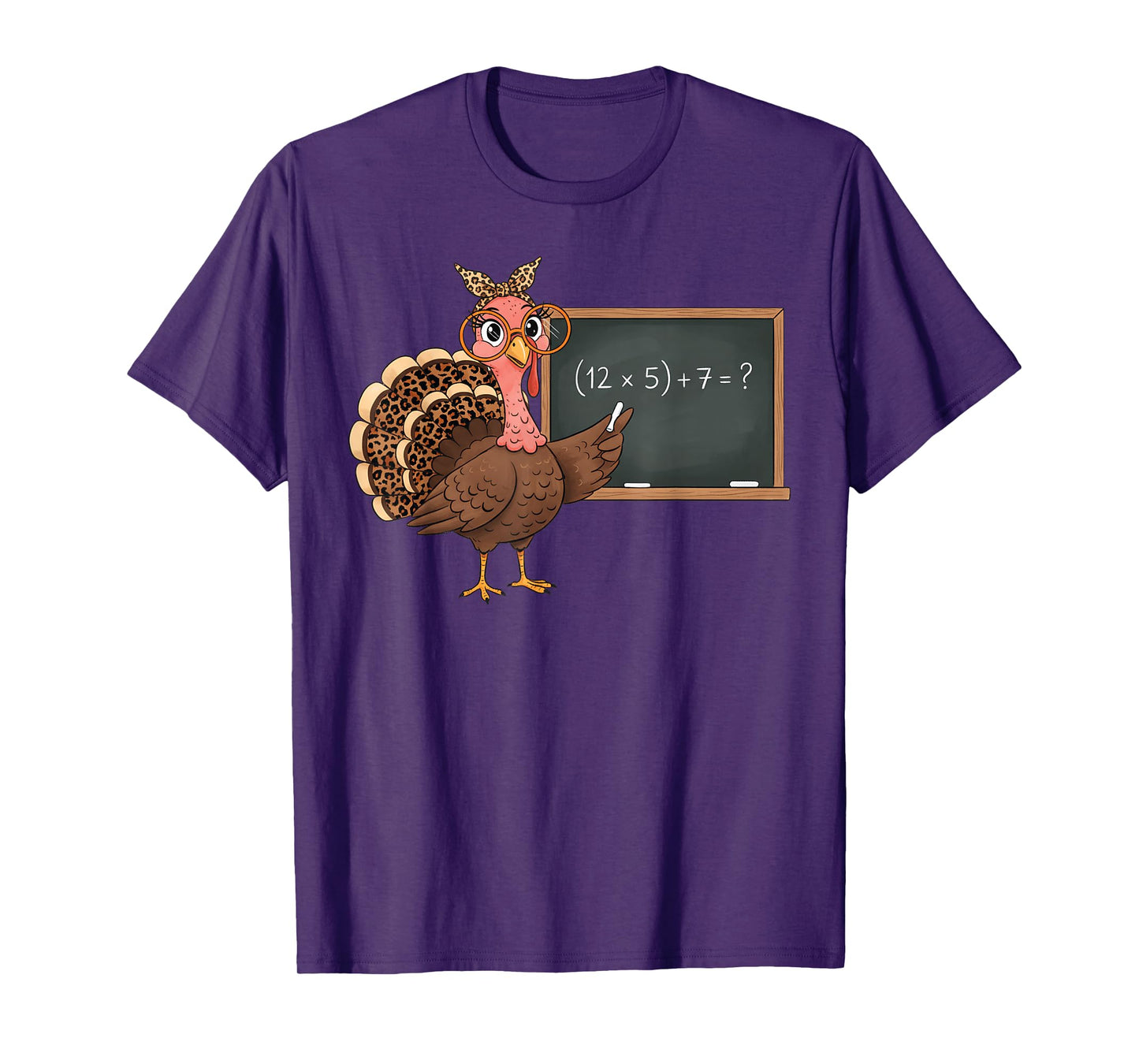 Six Seven 6 7 Meme Number 67 Turkey Thanksgiving Teacher T-Shirt