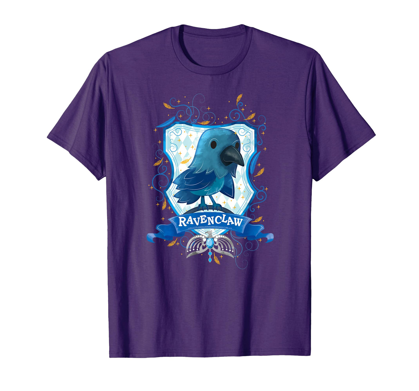 Harry Potter Watercolor Ravenclaw Crest T-Shirt