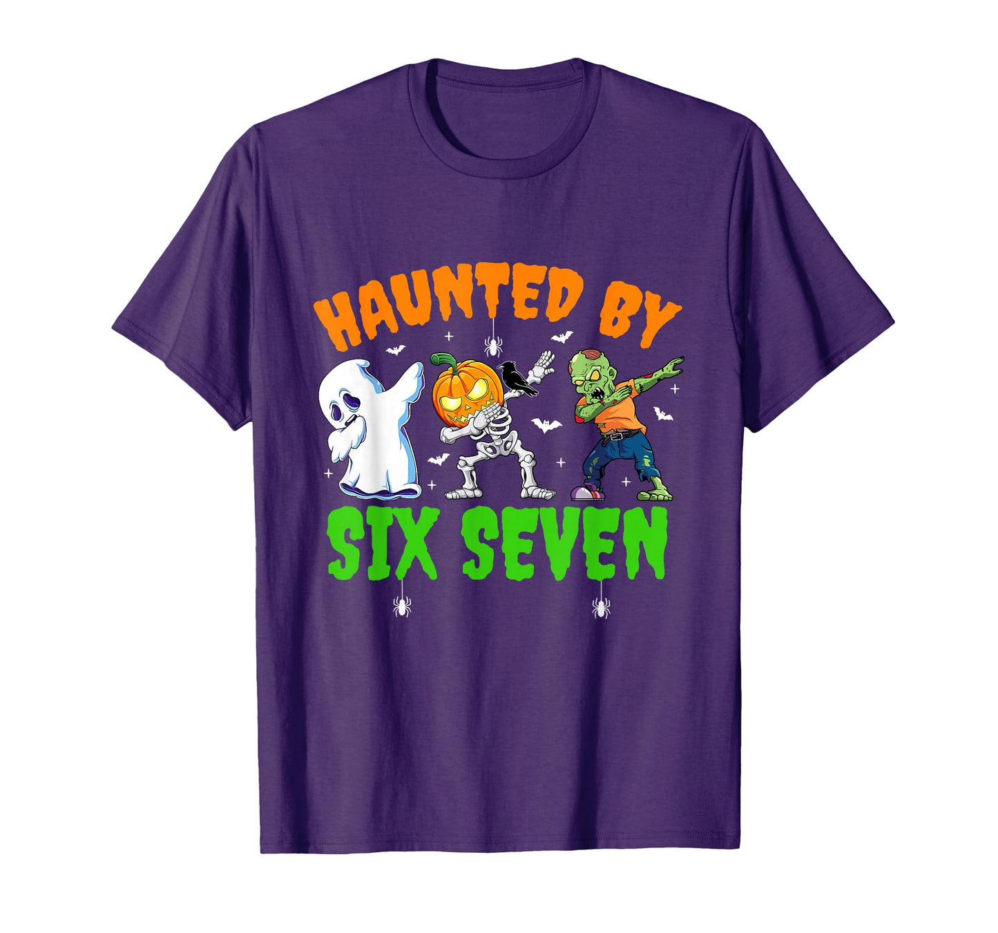 Haunted by Six Seven 67 Meme Dabbing Halloween Boys Toddlers T-Shirt