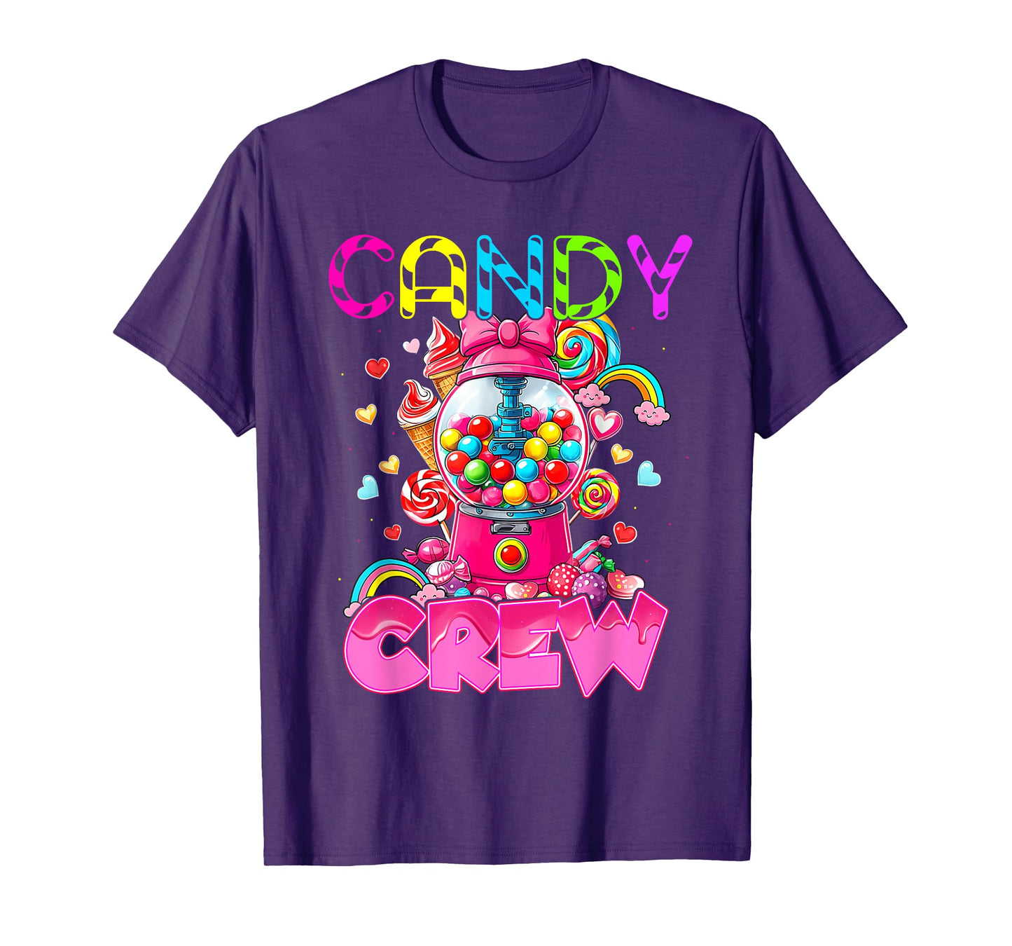 Candy Crew Candy Costume Women Candy Land Kids Sweetie T-Shirt