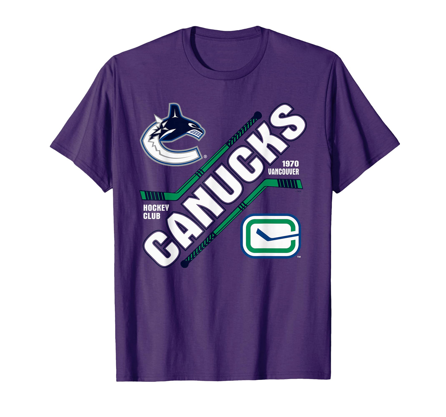 Vancouver Canucks Force Blue Officially Licensed T-Shirt