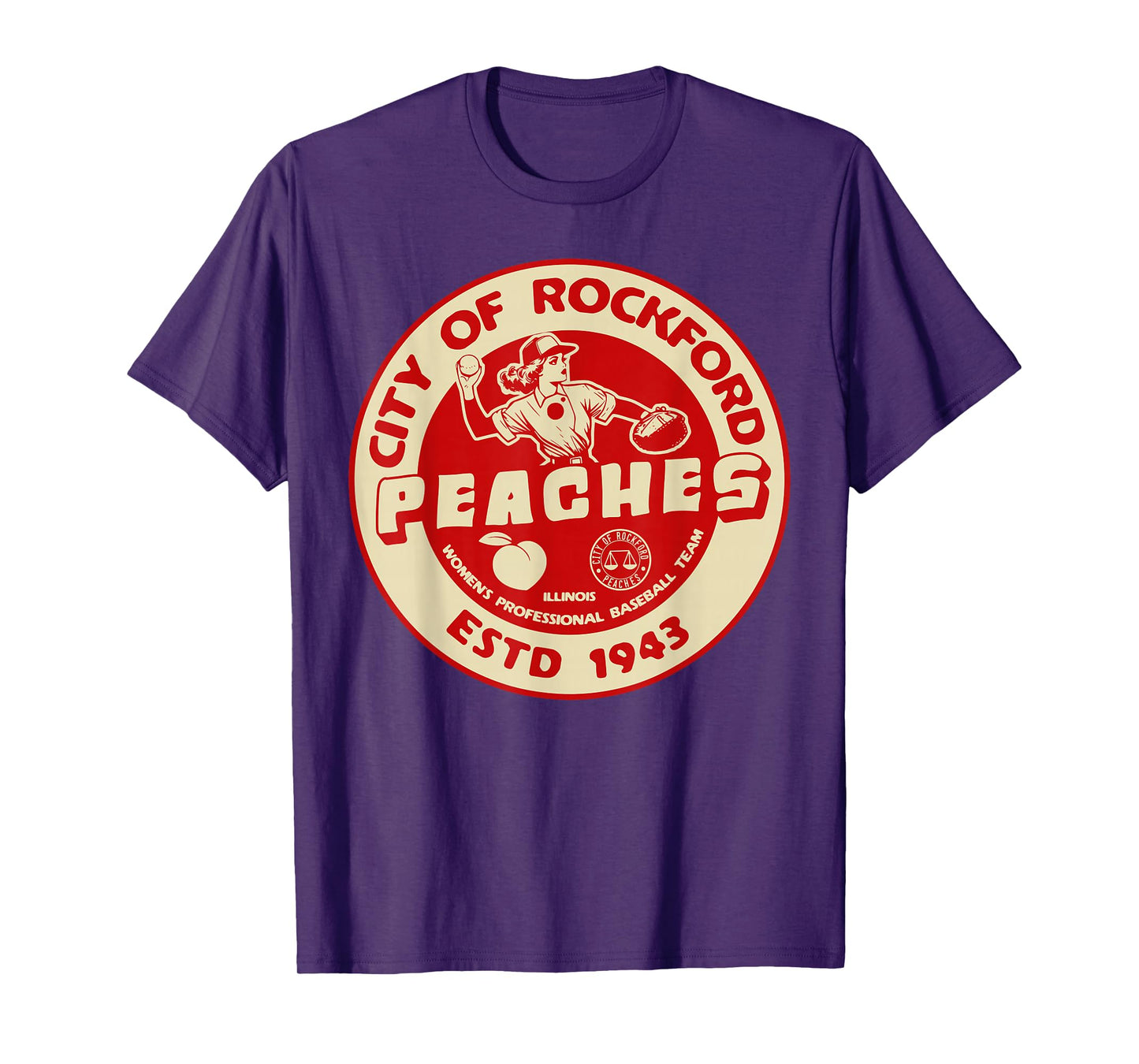 Rockford Peaches baseball 1943 T-Shirt