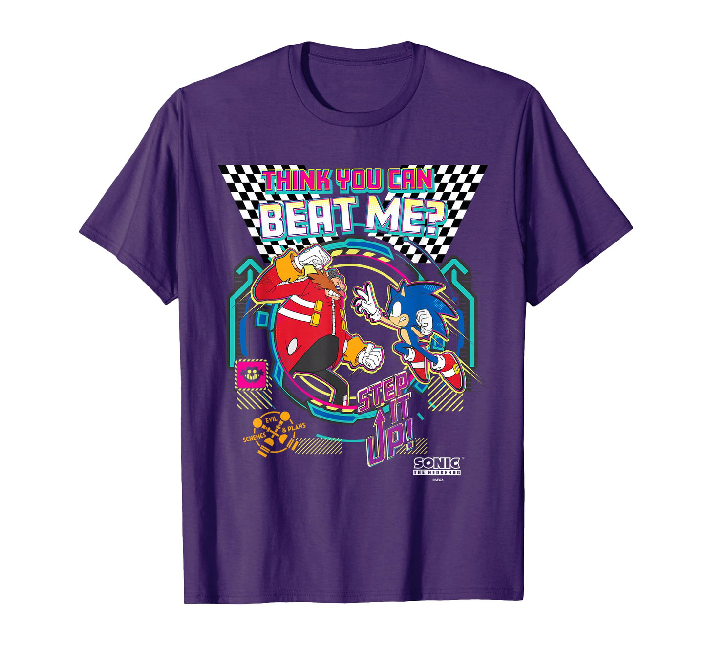 Sonic The Hedgehog Think You Can Beat Me? Dr. Eggman Fight T-Shirt