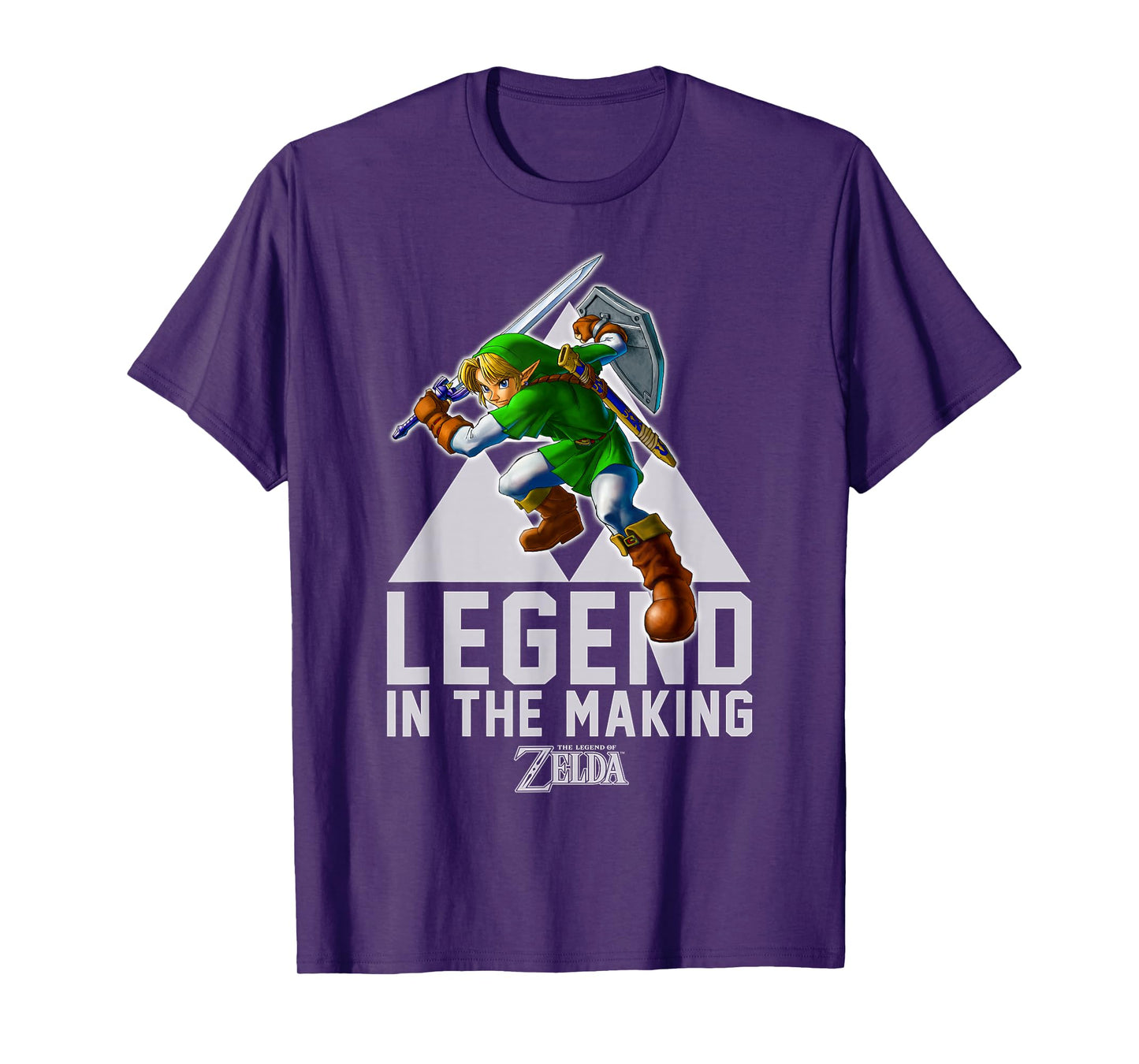 Nintendo Zelda Link Legend In The Making Triforce T-Shirt T-Shirt