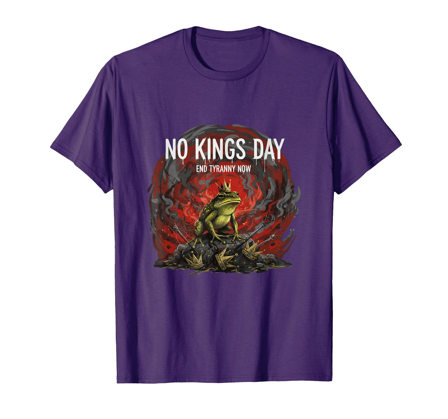 No Kings Day Portland Shirt Frog Protest End Tyranny Now T-Shirt