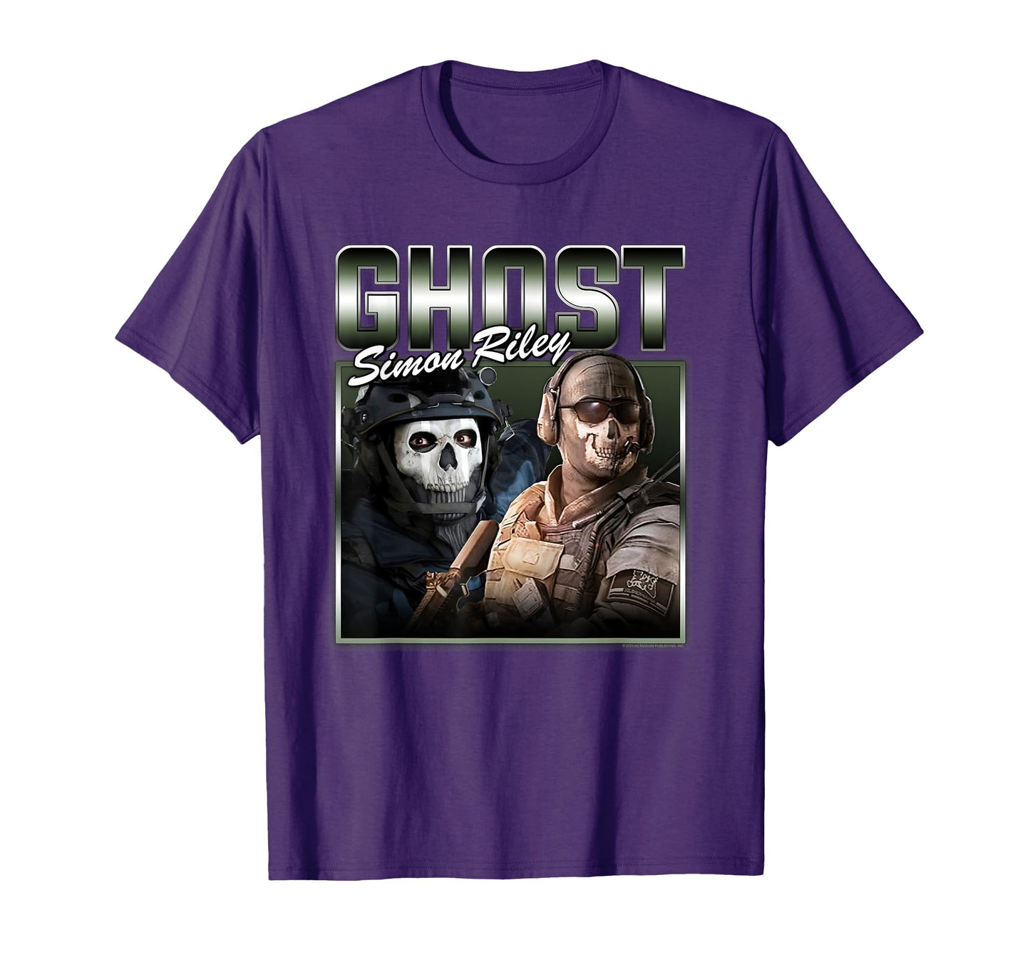 Call of Duty Ghost Simon Riley 90's Collage Video Game T-Shirt