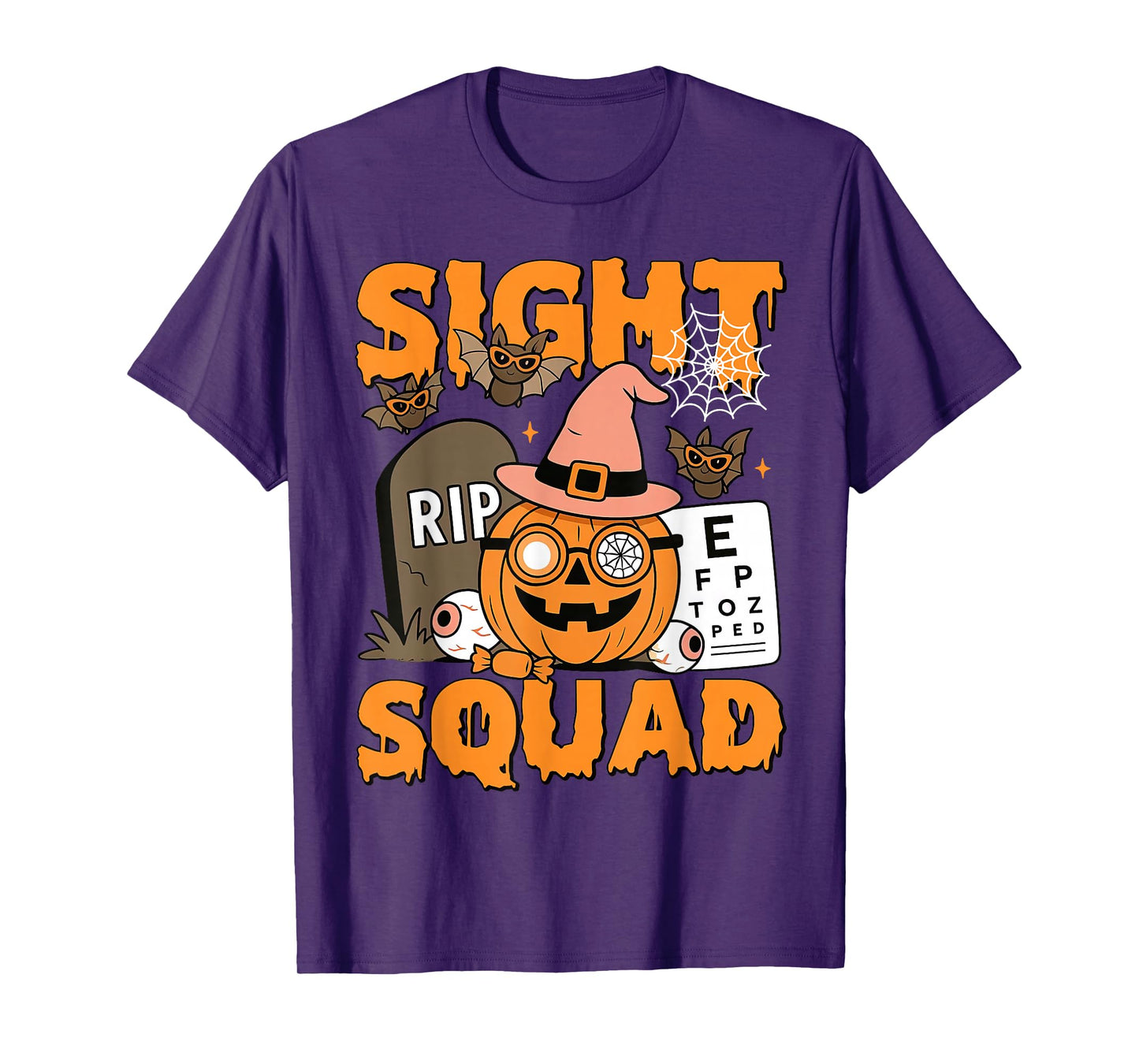 Halloween Sight Squad Optometry Optician Optometrist Eye Dr T-Shirt