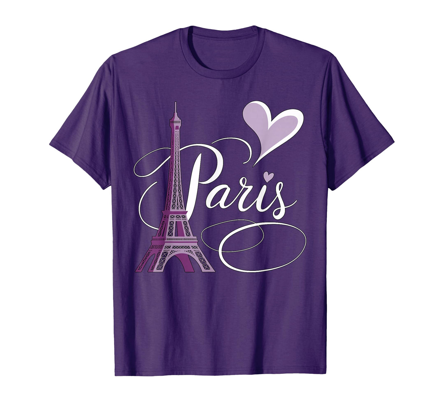 Paris Eiffel Tower Romantic Vacation T-Shirt