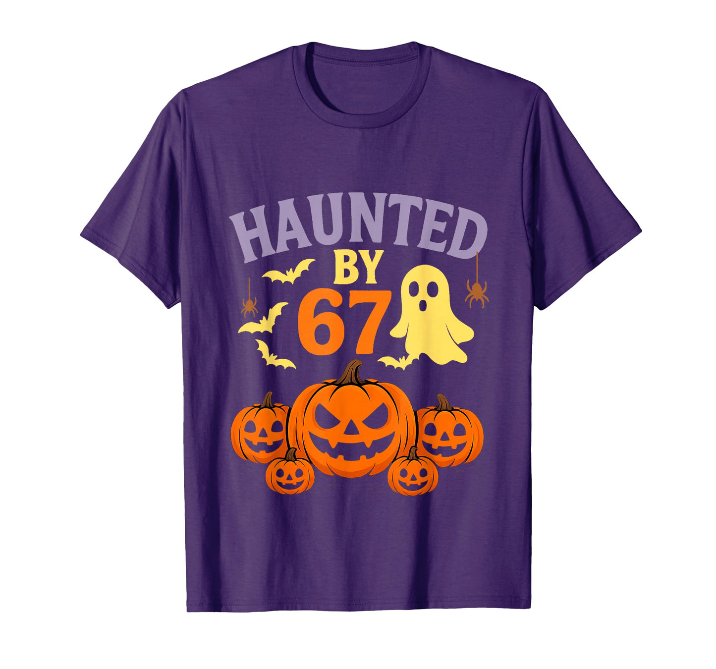 Haunted by 67 Halloween Funny Six Seven Halloween T-Shirt