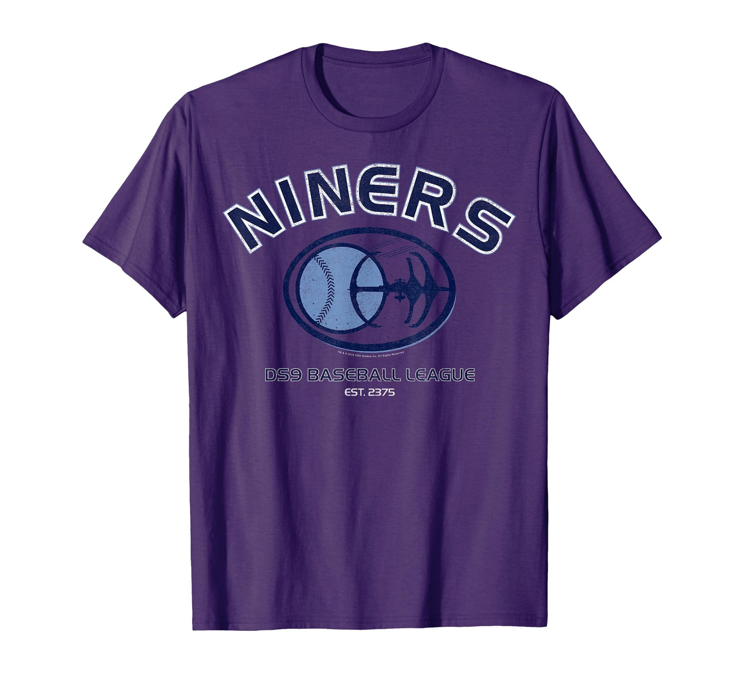 Star Trek: Deep Space Nine Niners Baseball League Logo T-Shirt