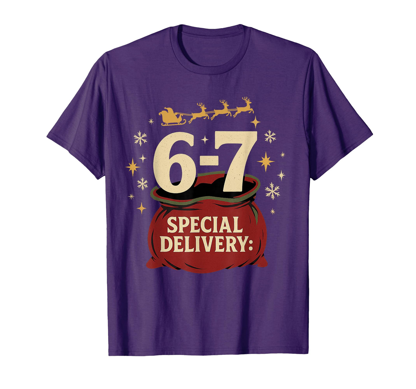 67 Meme Christmas Holiday- Six Seven Gen Alpha Z T-Shirt