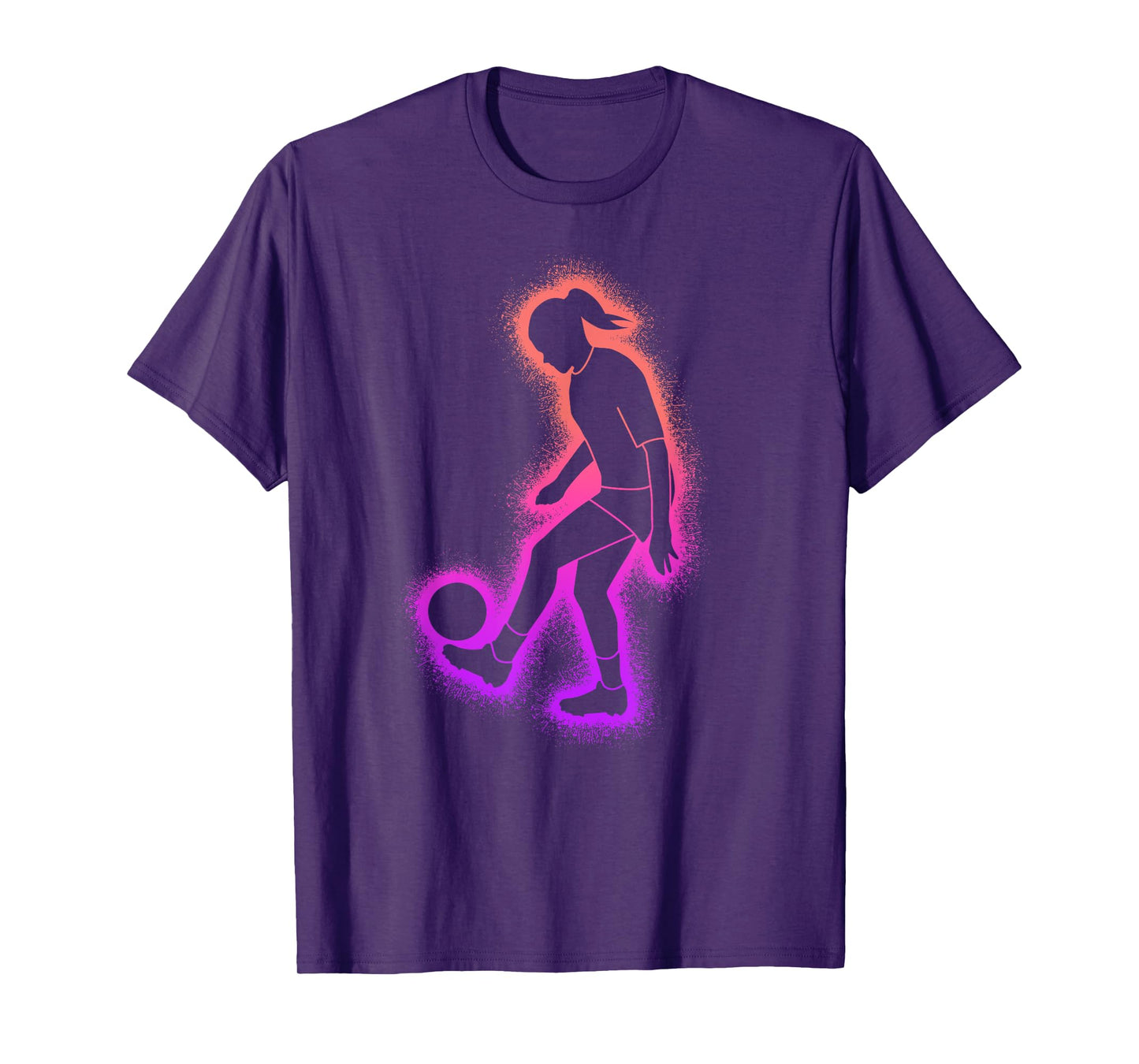 Soccer Player Game Kids Girls Women Soccer T-Shirt