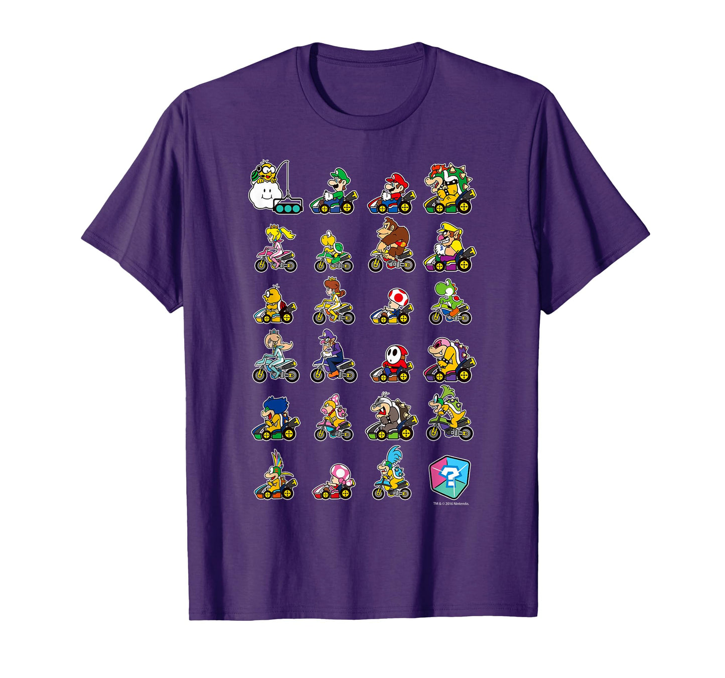 Mario Kart Character Stacks T-Shirt