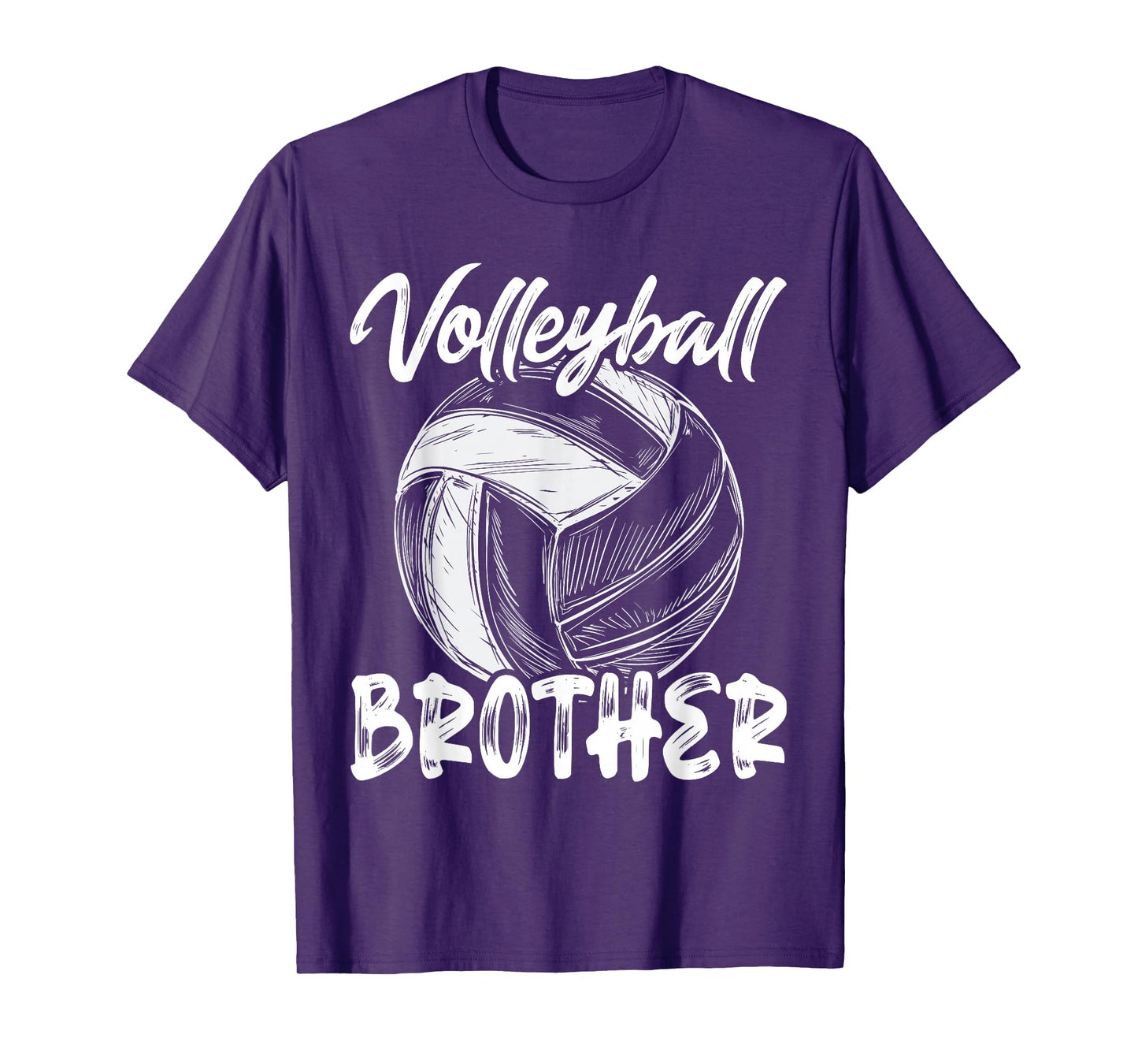 Brother For Men Family Matching Volleyball Player T-Shirt