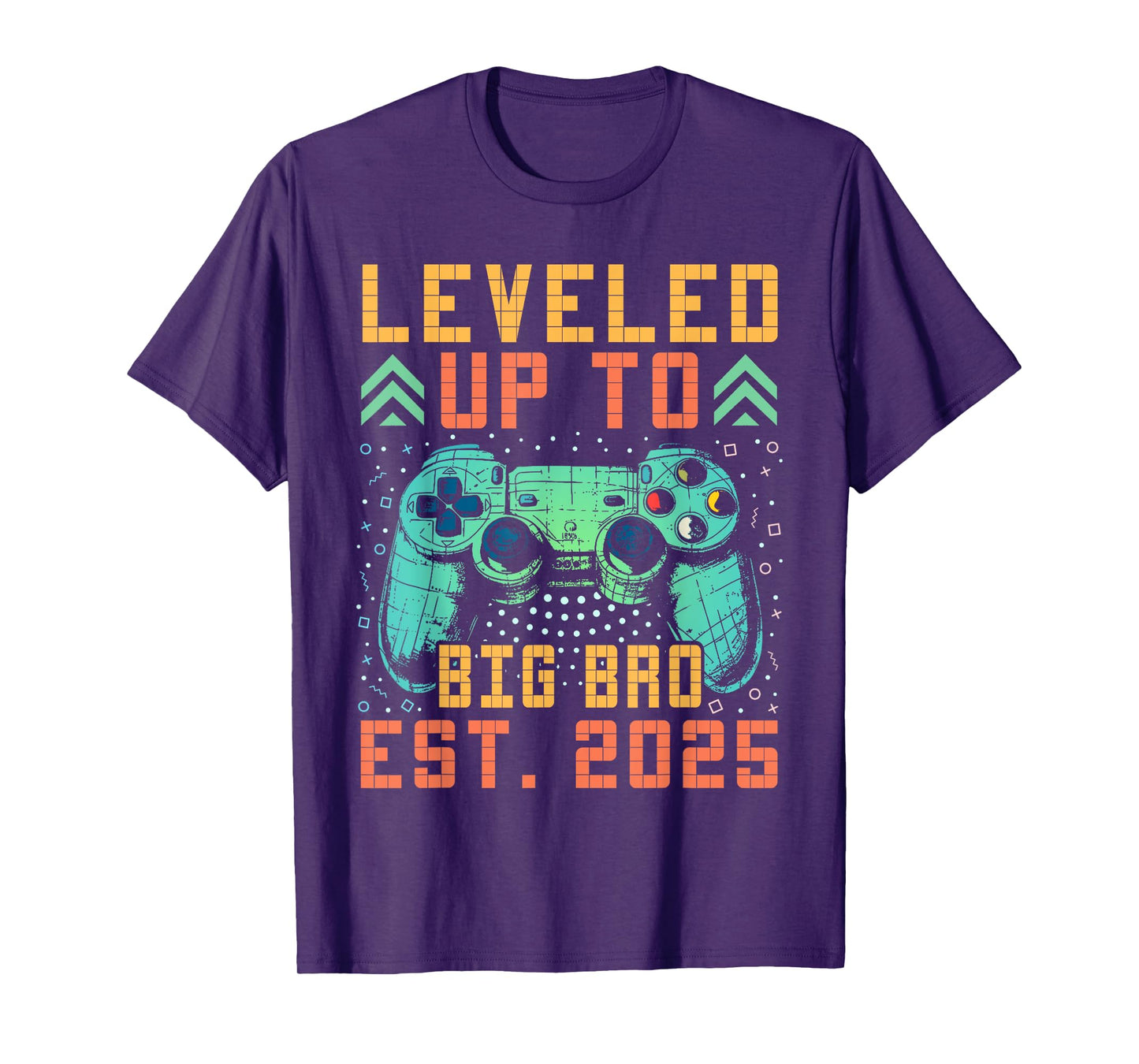Promoted To Big Bro 2025 Leveled Up To Big Brother Est 2025 T-Shirt