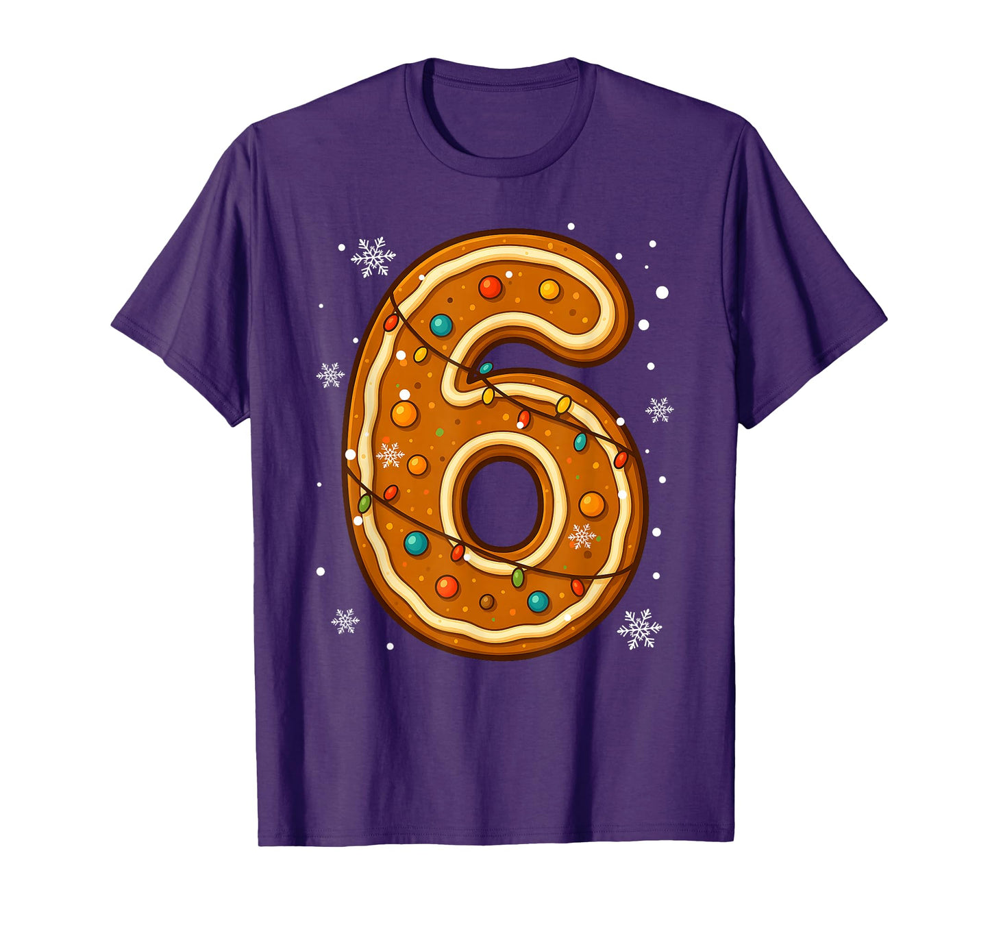 6 7 Gingerbread Meme Christmas Matching Couple Boy Girl Teen T-Shirt