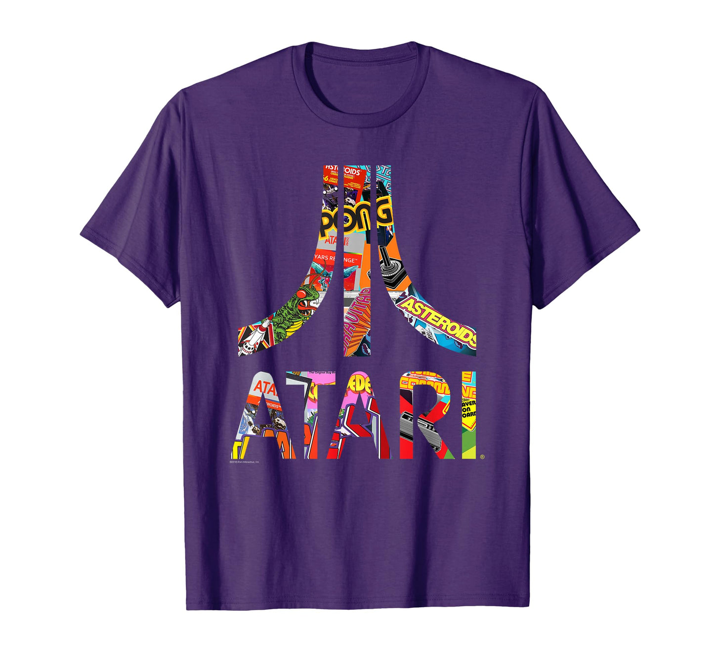 ATARI Classic Video Game Logo Montage T-Shirt