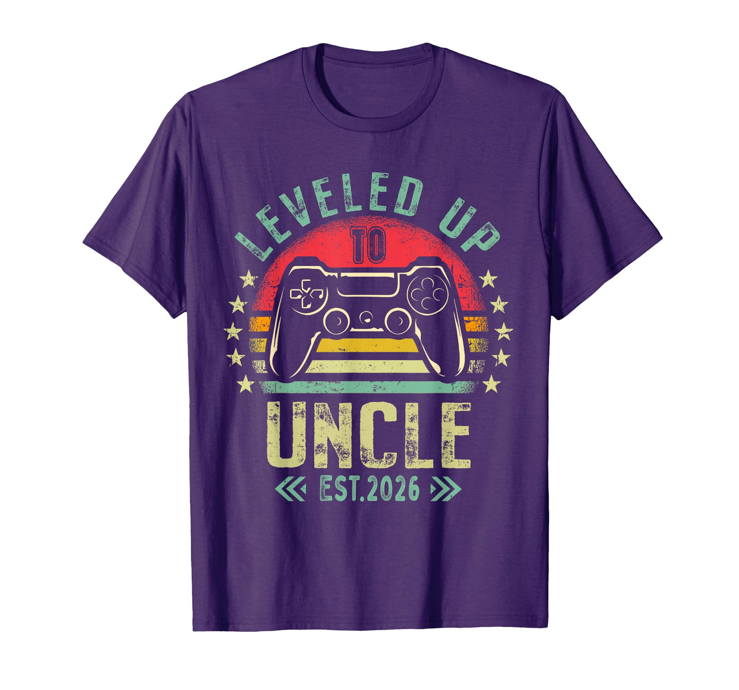 I Leveled Up to Uncle 2026 Promoted to Uncle Level Unlocked T-Shirt