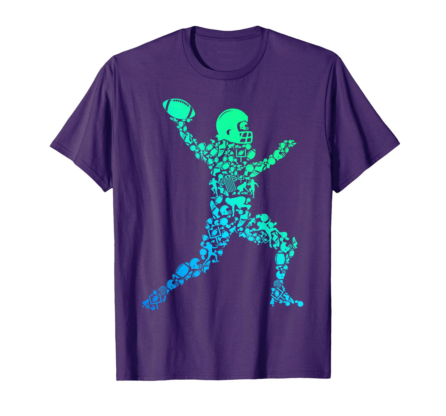 Football American Football Boys Kids Men T-Shirt