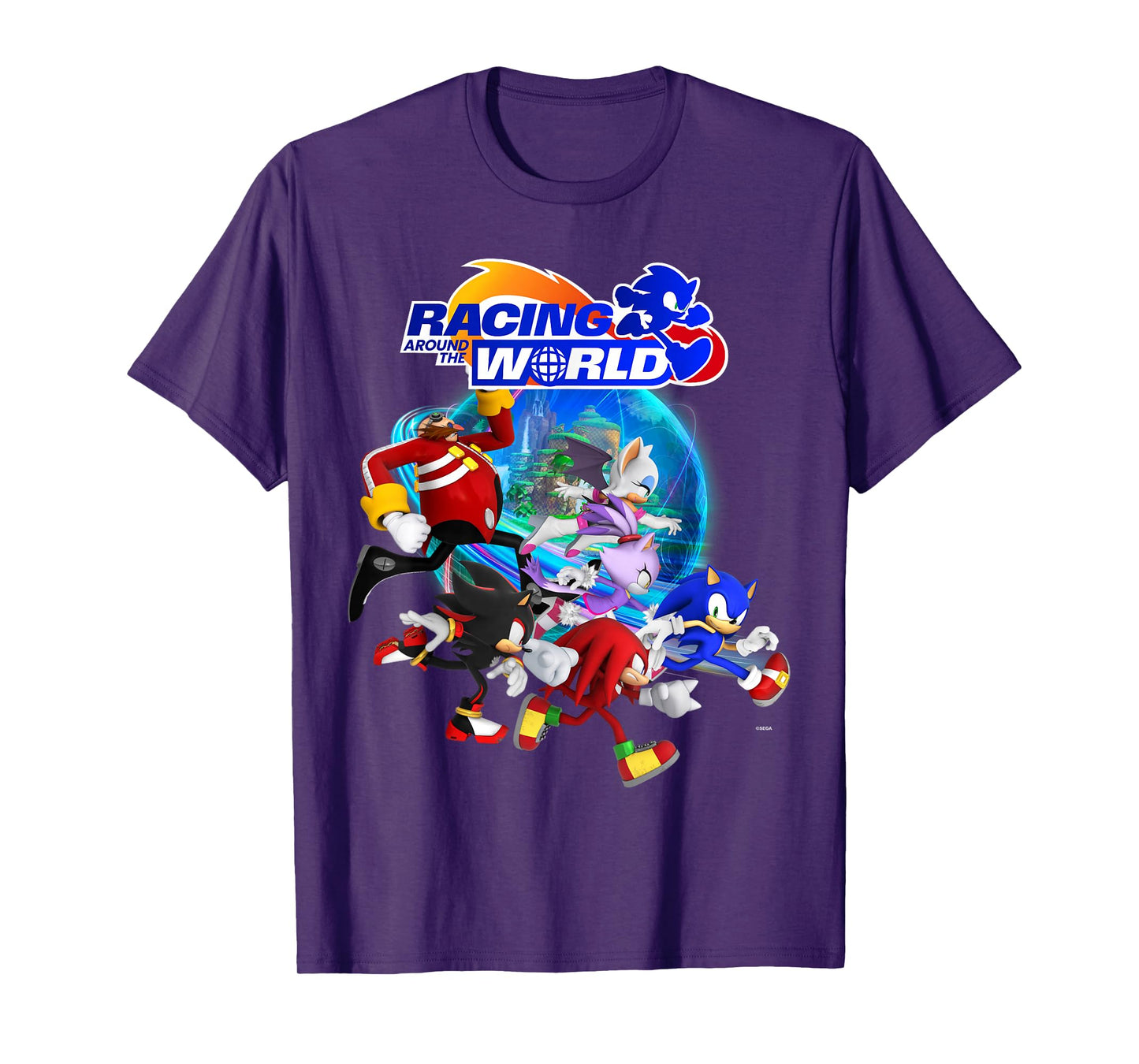 Sonic the Hedgehog - Racing Around the World Group T-Shirt