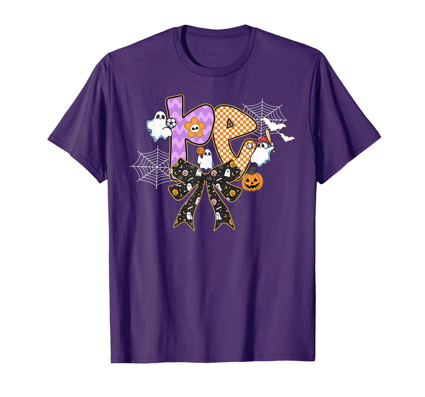 PE Teacher Coach Coquette Ghost Halloween Physical Education T-Shirt