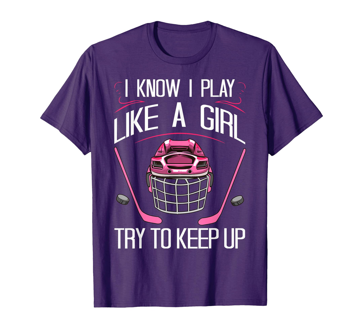 Funny Girls Hockey Designs For Women Field Hockey Novelty T-Shirt