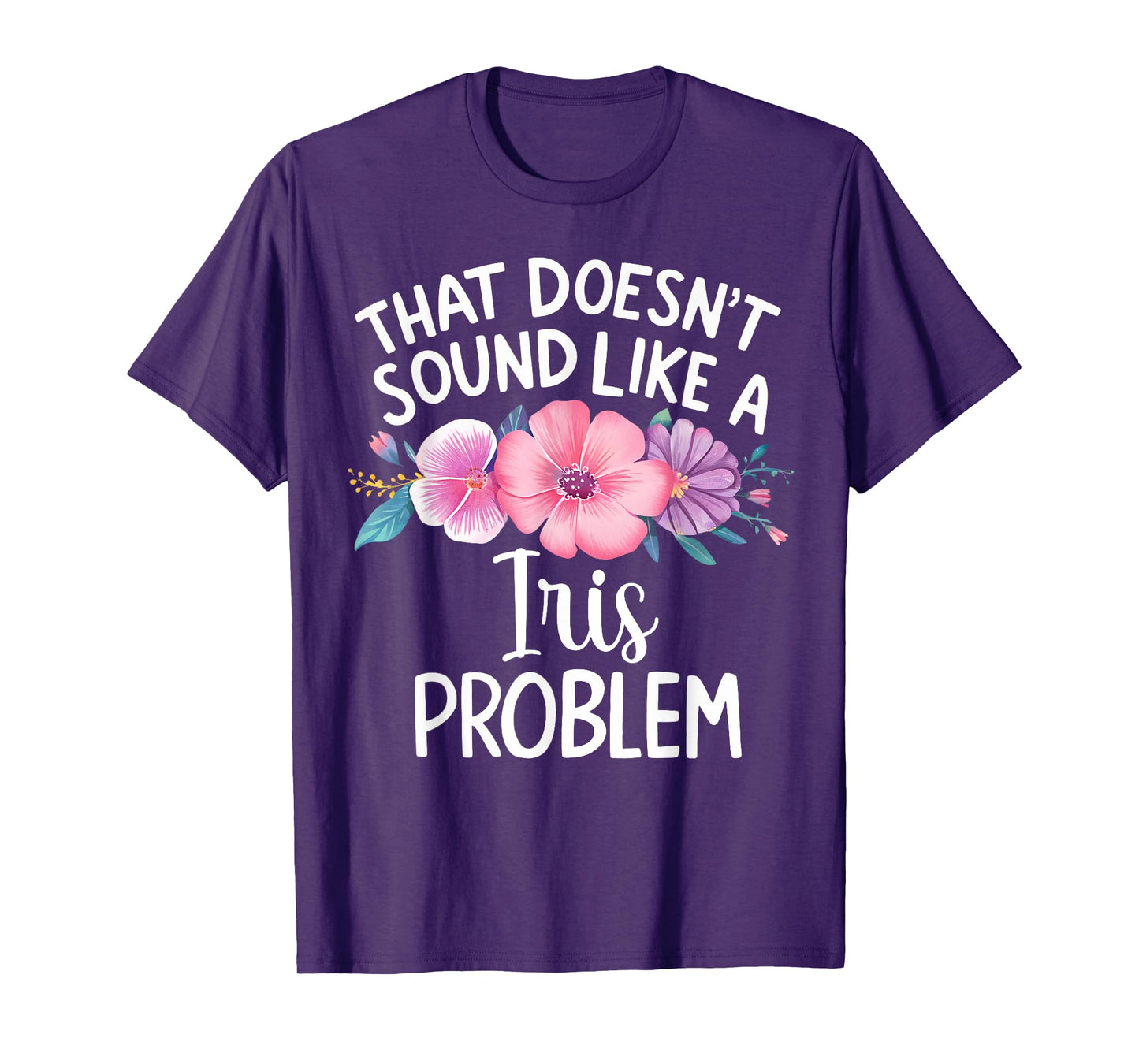 IRIS Personalized Cute Flower Girls IRIS Name T-Shirt