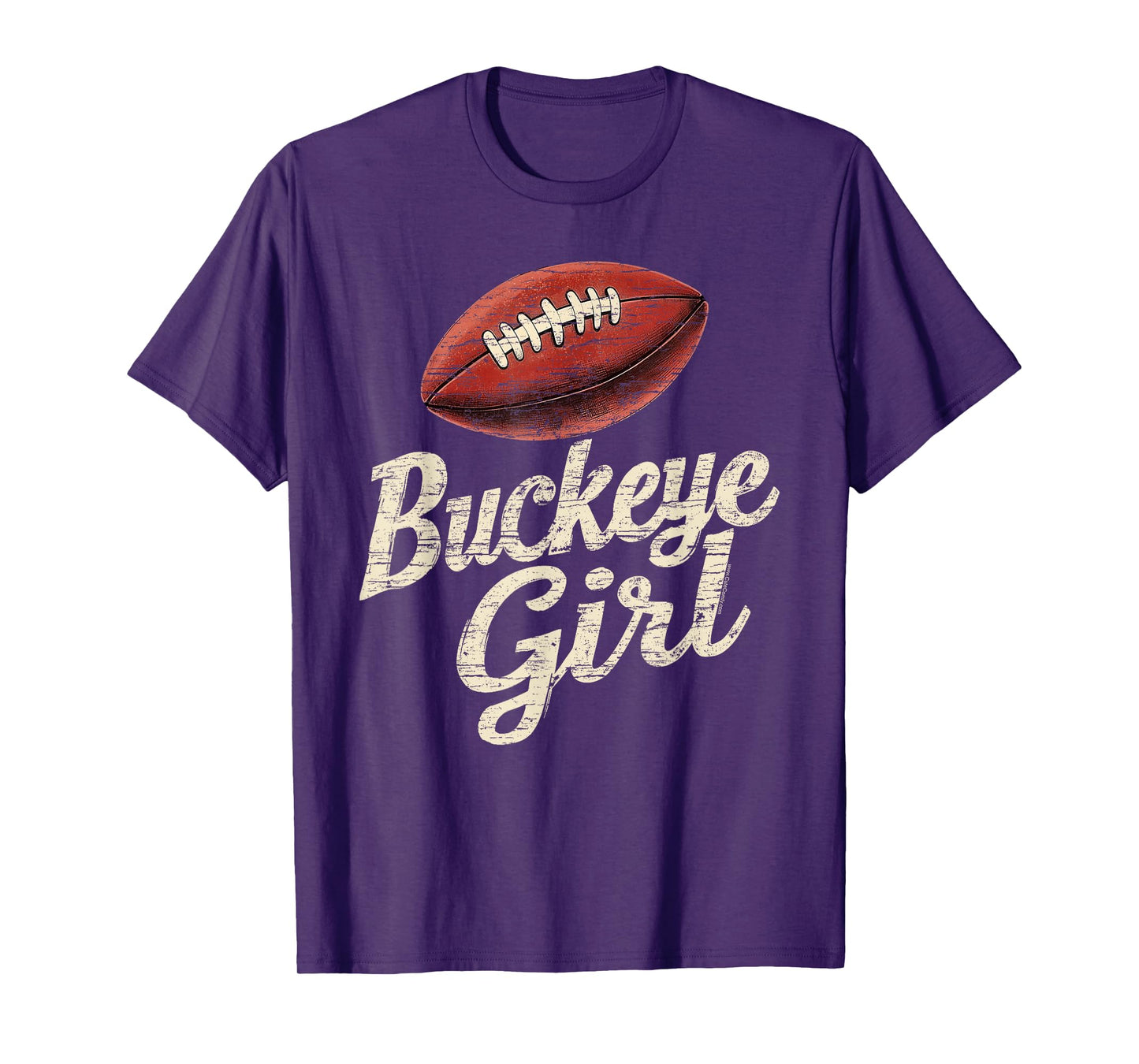 Buckeye Girl Vintage Sports Ohio Home State T-Shirt