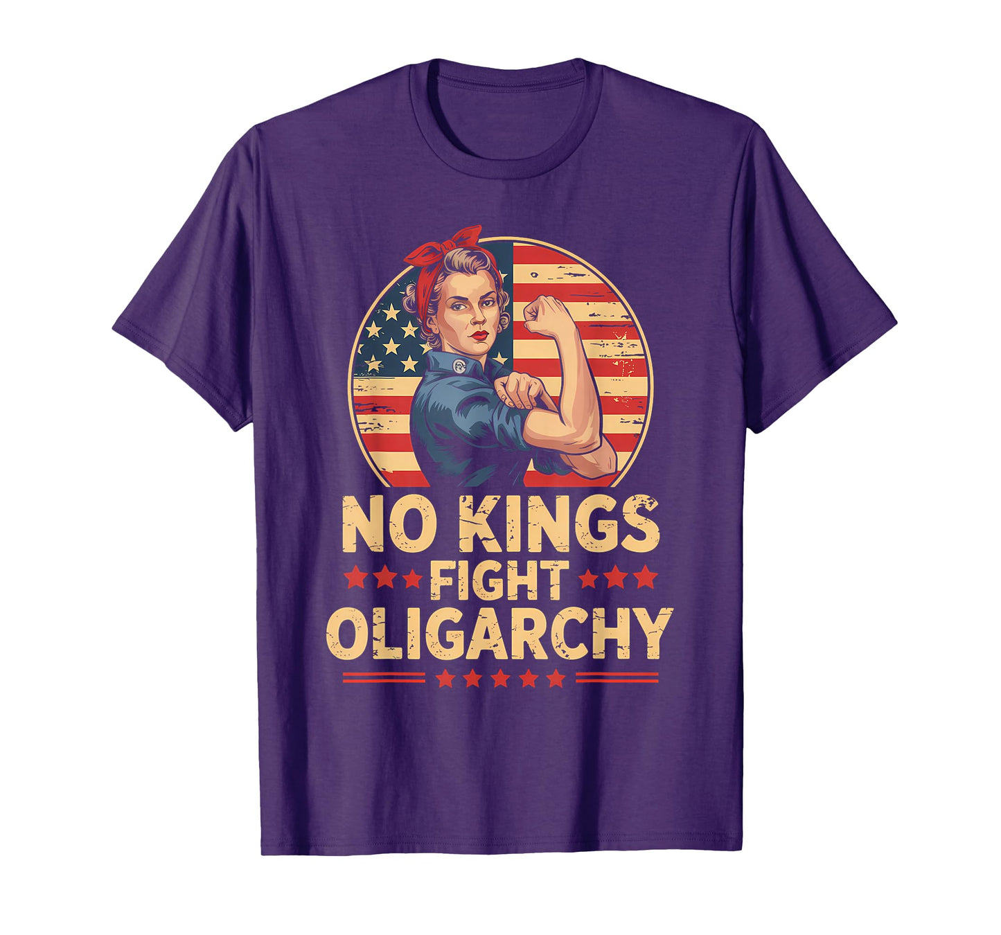 No Kings T Shirt Fight Oligarchy No Kings In America Women T-Shirt