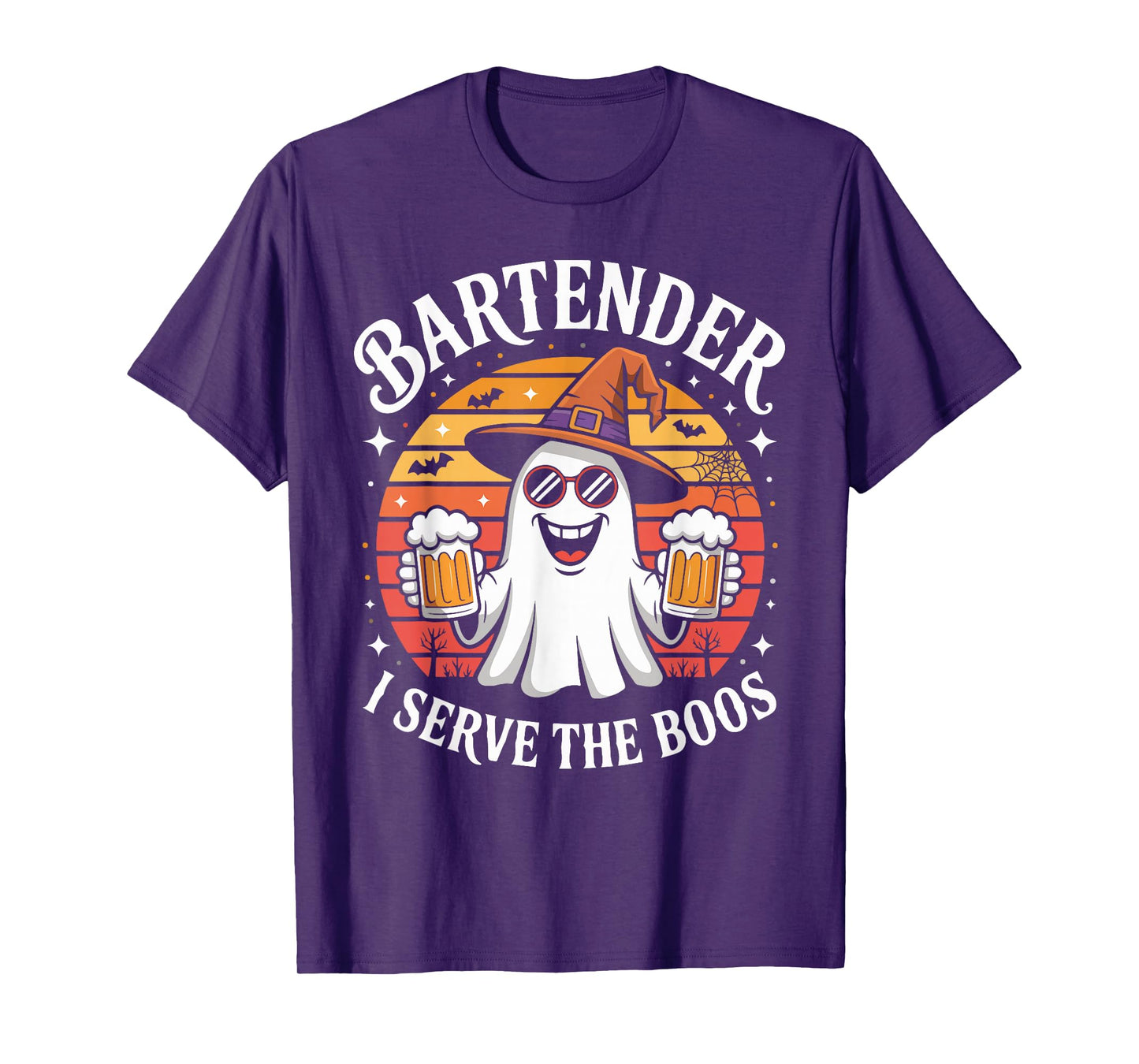 Bartender I Serve The Boos Halloween Costume T-Shirt