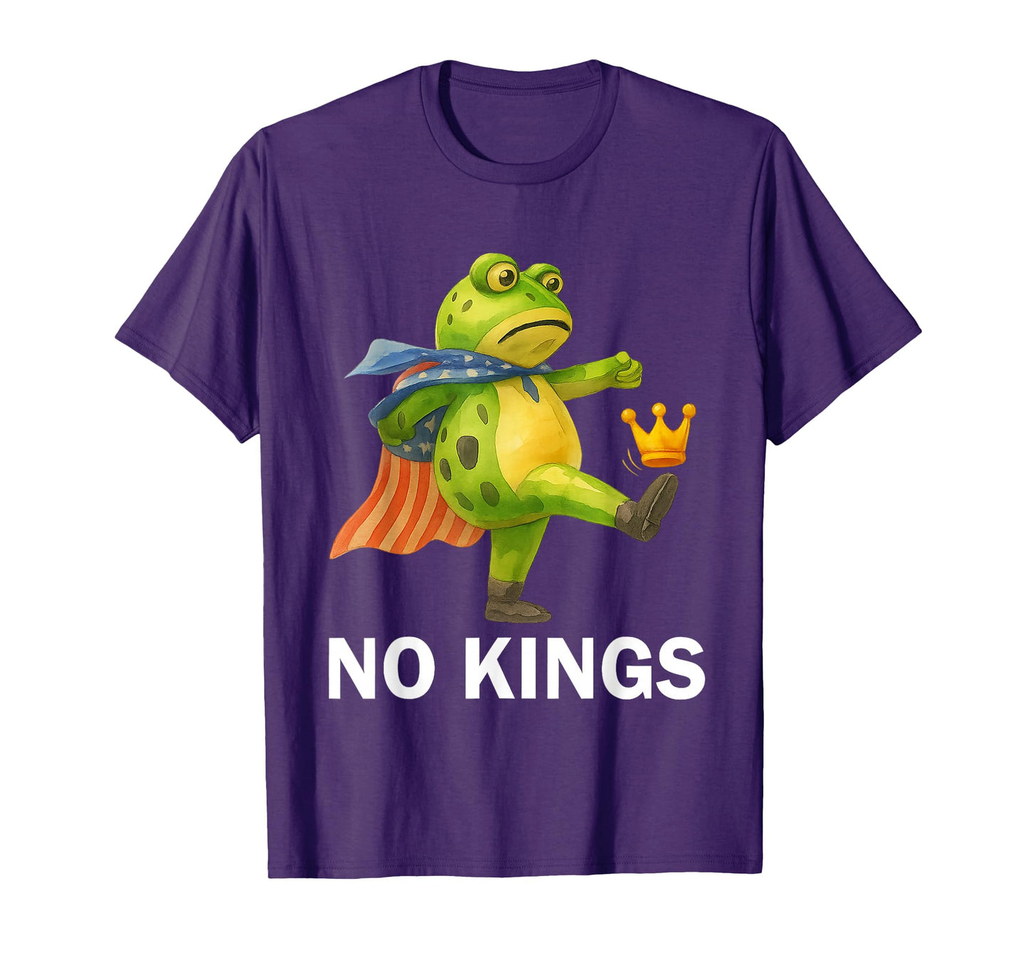 No Kings Shirt Men Women Portland Frog Protest T-Shirt