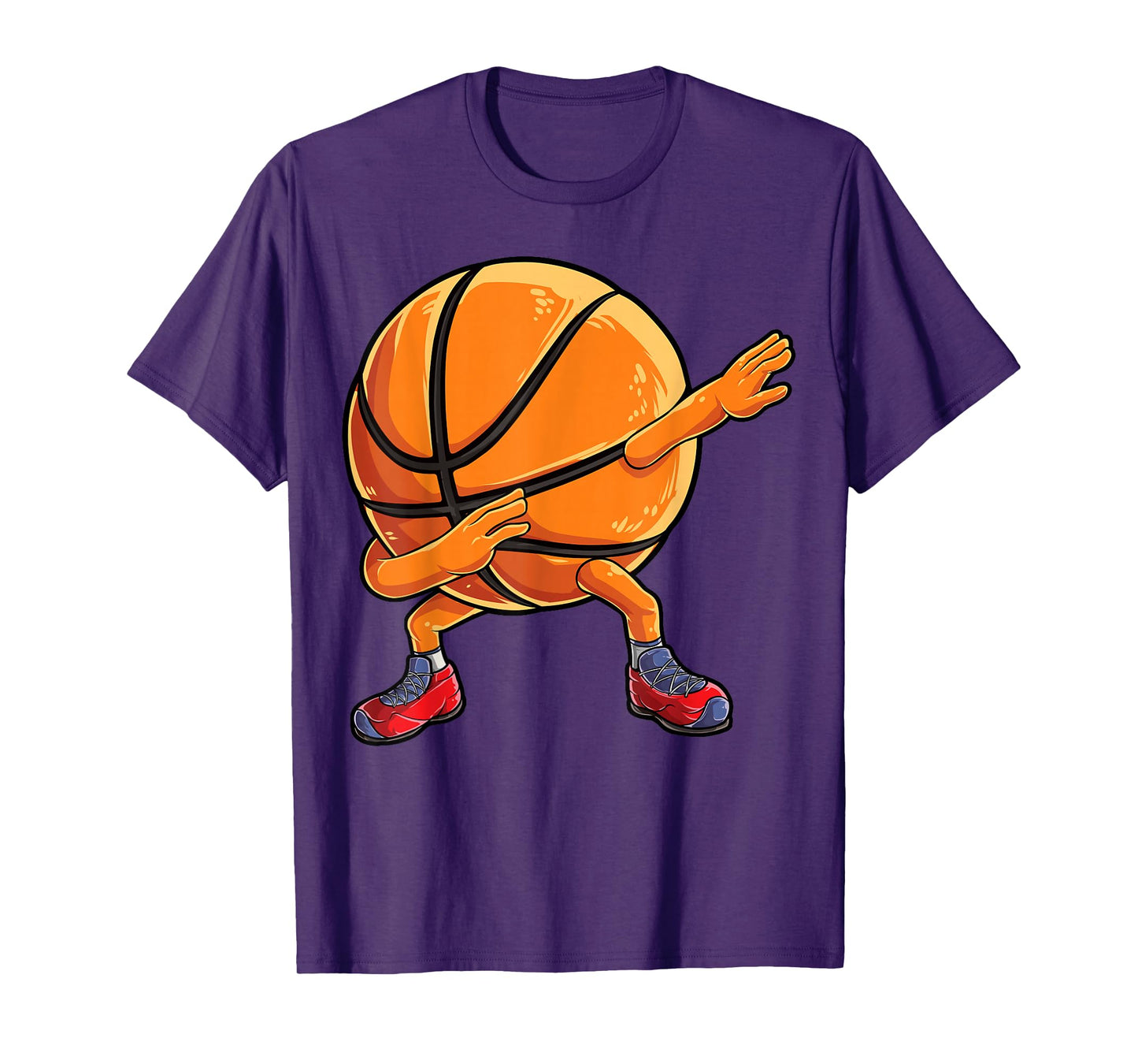 Dabbing Basketball Ball Funny Men Women Sports Player Dab T-Shirt