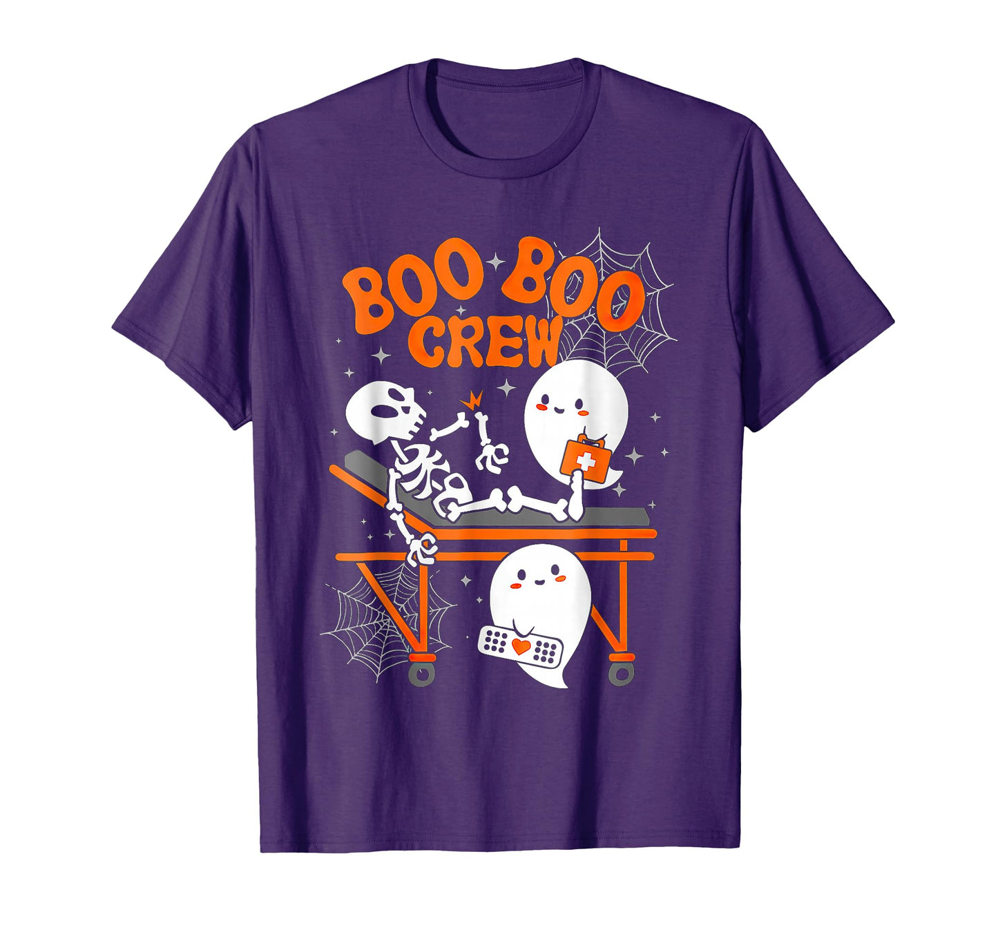 Boo Boo Crew Ghost Doctor Nurse Halloween T-Shirt