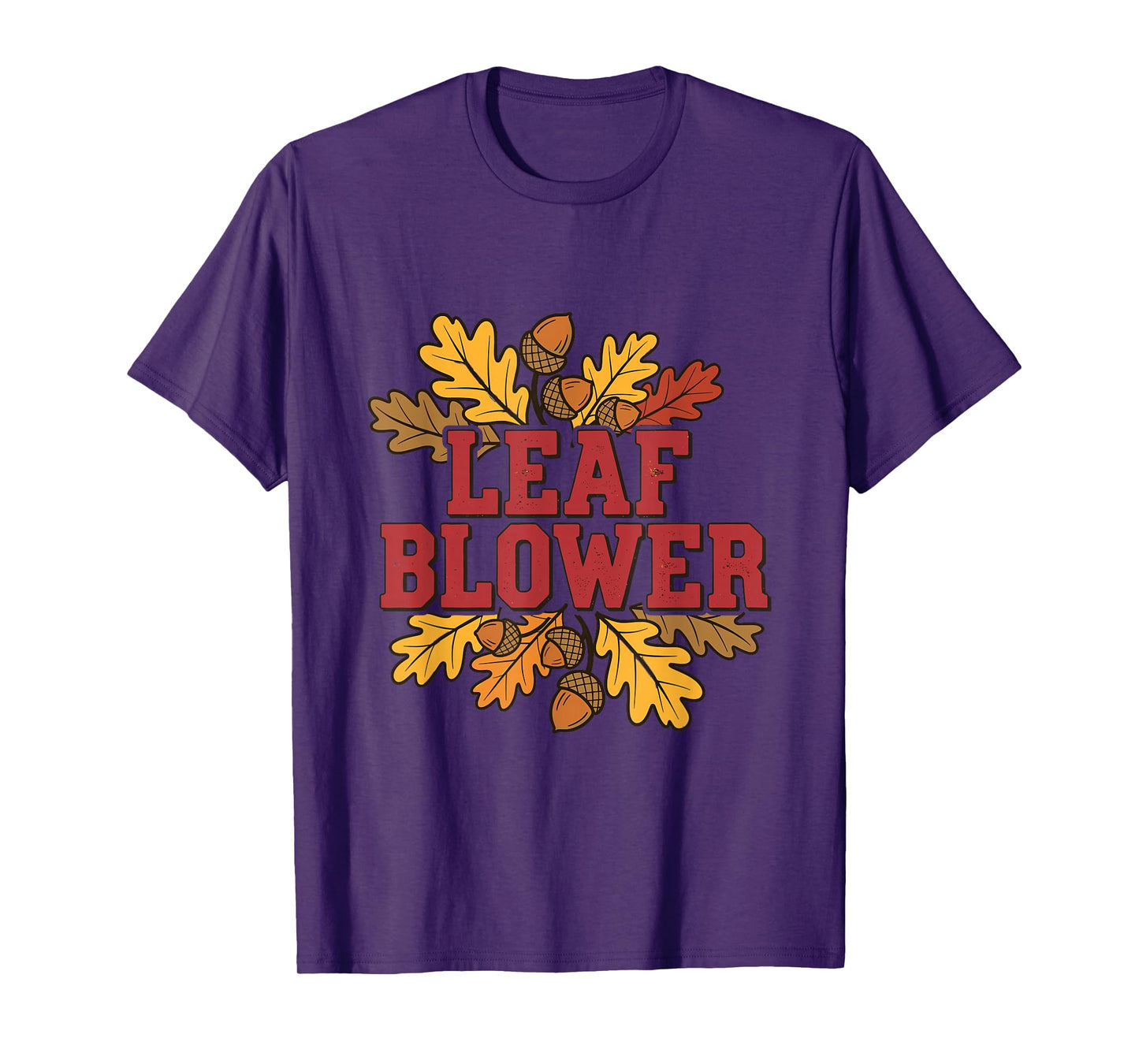 Funny Leaf Blower Costume Fall Halloween Gardening cleanup T-Shirt