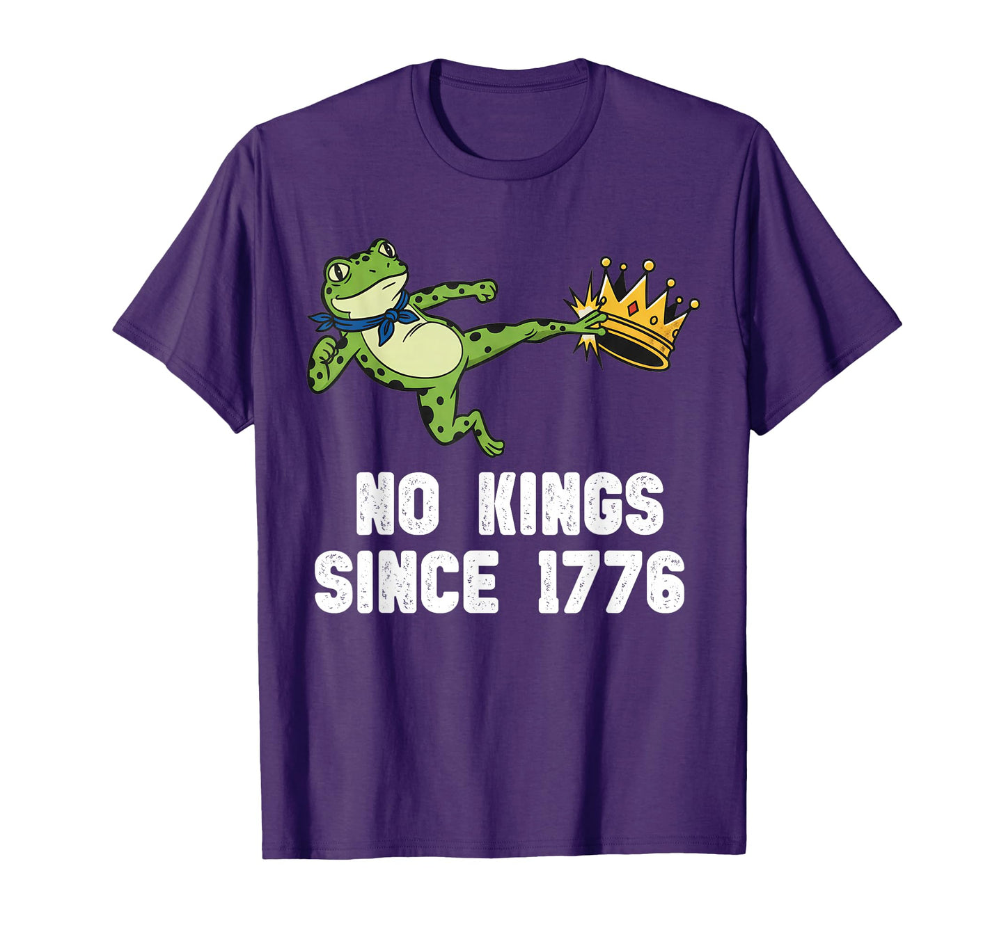 No Kings Since 1776 No Kings in America We The People Frog T-Shirt