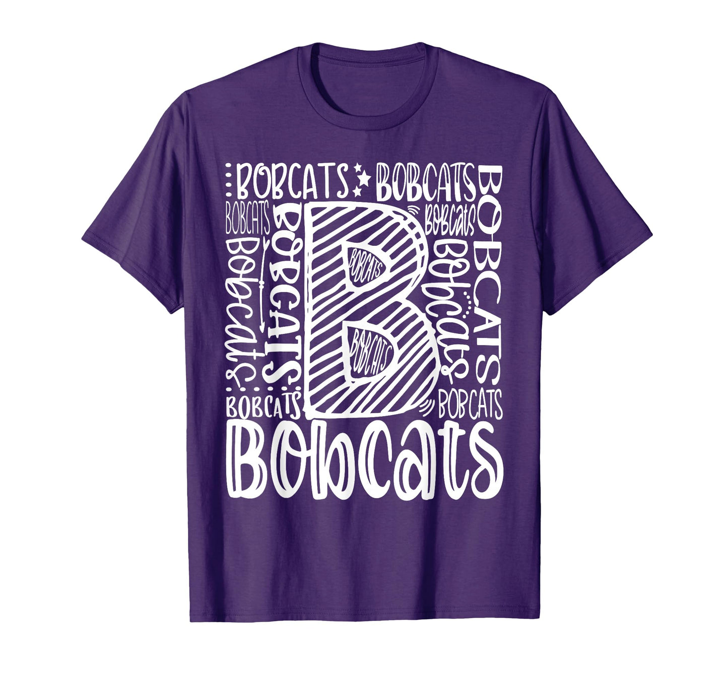 Bobcat School Spirit Leopard Sport Fan Game Day Party T-Shirt