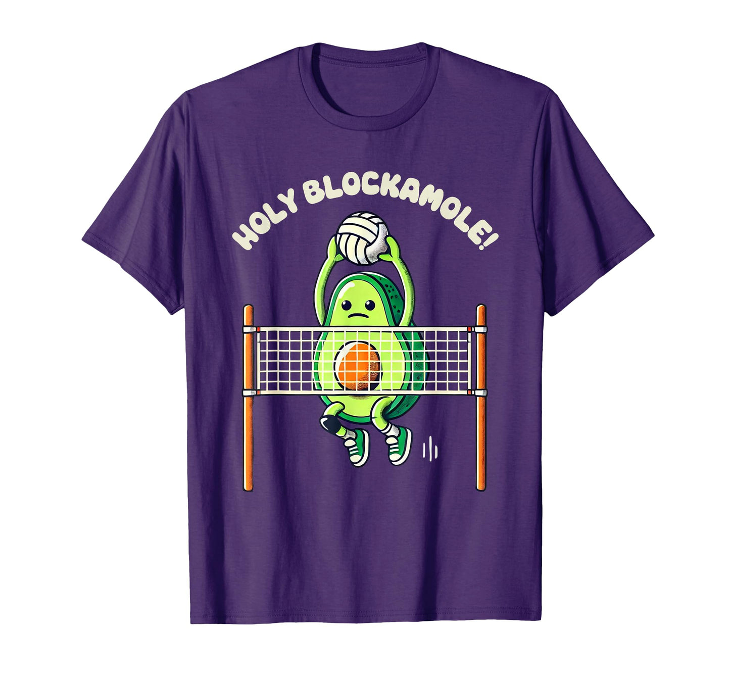 Holy Blockamole Volleyball Shirt Avocado Lover Guacamole T-Shirt