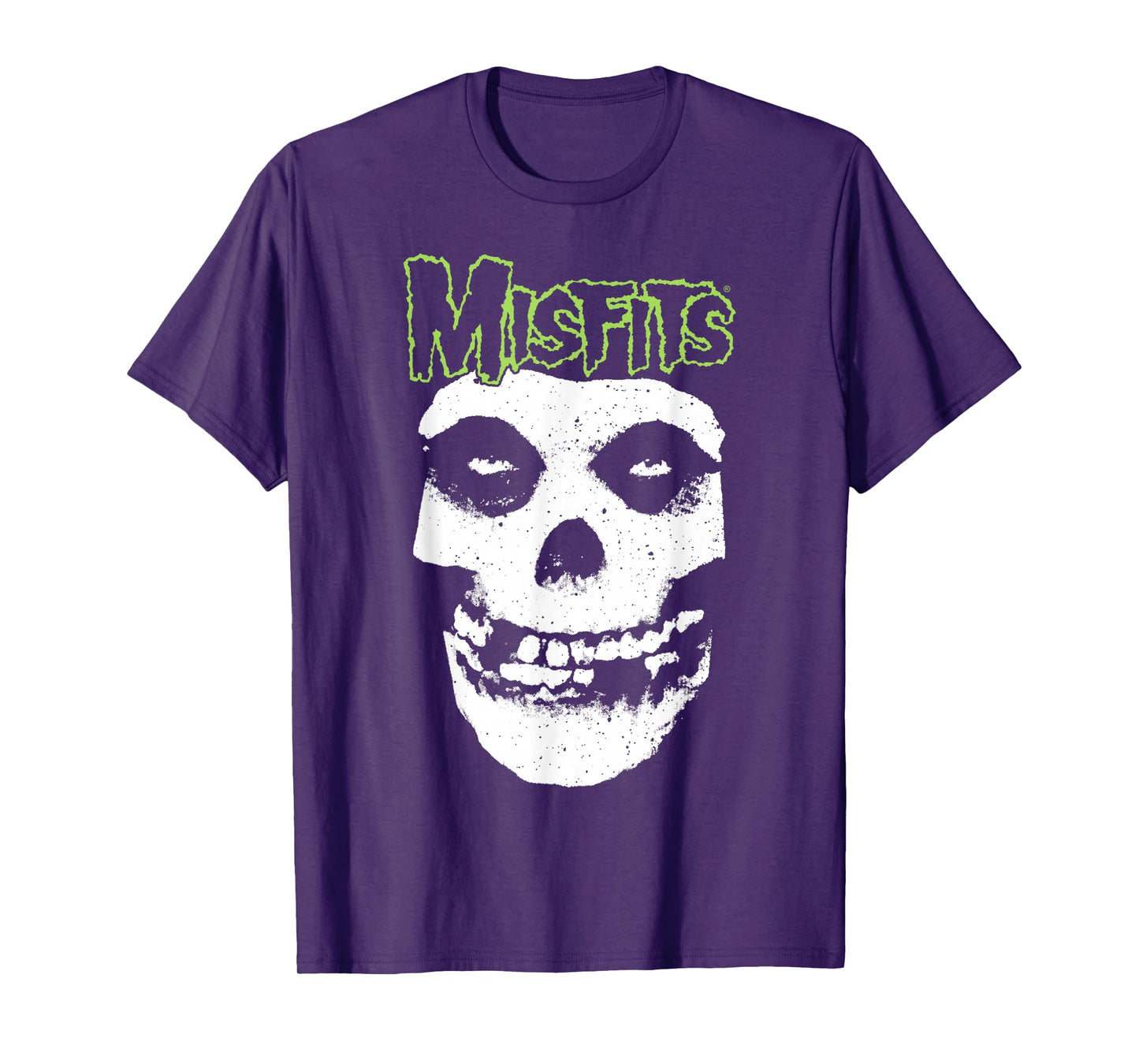 Misfits – Green Logo Skull T-Shirt