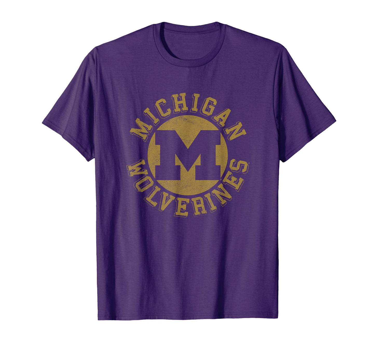 University of Michigan Wolverines U of M Classic Retro Stamp T-Shirt